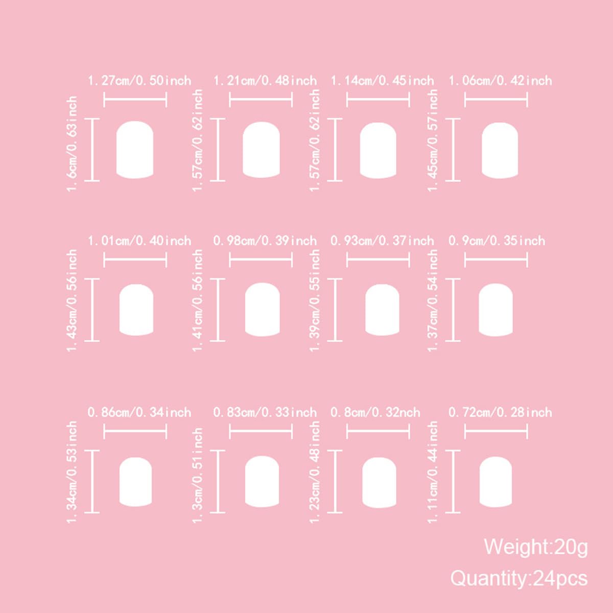 24Pcs St. Patrick's Day Press on Nails Short Square Polka Dots French Fake Nails with Four-Leaf Clover Designs White Nails Press ons Glossy Full Cover Nude Glue on Nails Stick on Nails for Women