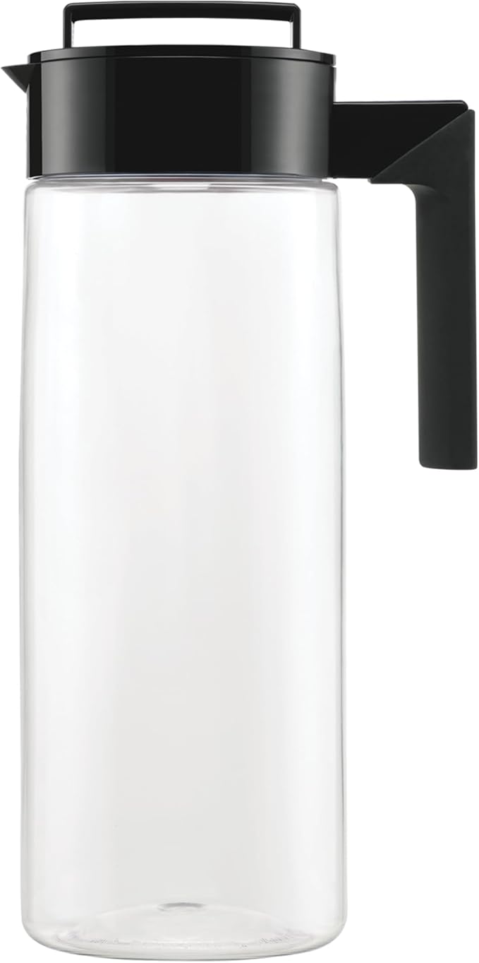 Takeya Pitcher 2 Qt Black | Airtight | Leakproof | BPA Free | Pack of 4