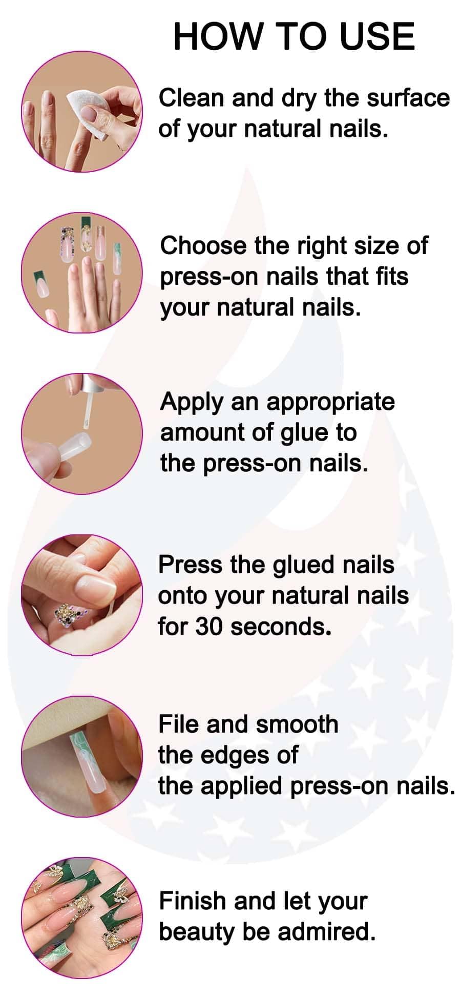 Gleamrain 10pcs Handmade Long Press-on Nails Coffin Shape (M Size) with 3D Flower Designs Nude French Nails Press Ons for Women Suitable for Vacation, Beach Proms, Parties or Daily Wear, D107
