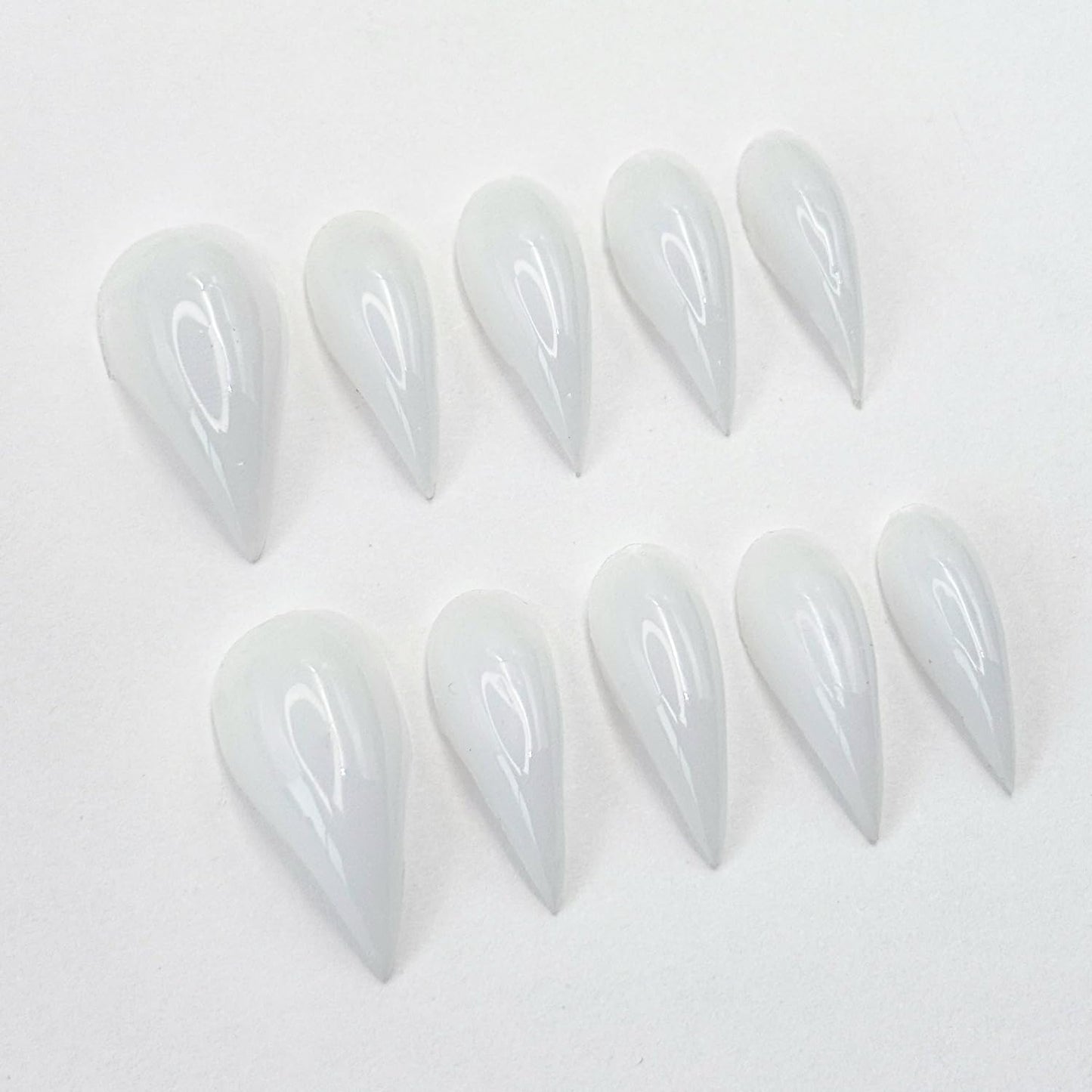 10 Pcs Handmade Press on Nails Short Curved Unique Stiletto Eagle Claw Acrylic Fake Nail with Dragon Claw Design Thickened Goth Nails Press Ons Full Cover Reusable Nail for Women（S）