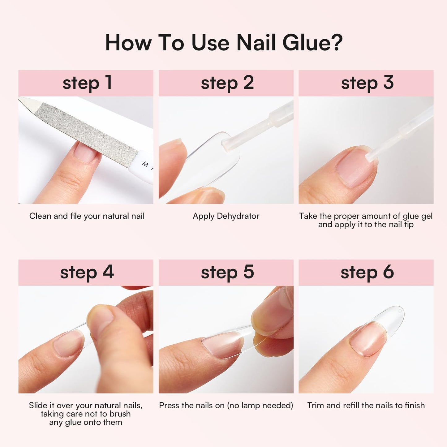 Makartt Nail Glue with Remover Kit: Super Strong,Quick Dry Nails Adhesive for Press-Ons 7ML, with Press on Nail Glue Remover, 30ML Fast Removal Debonder with 2 Droppers DIY Manicure at Home Salon