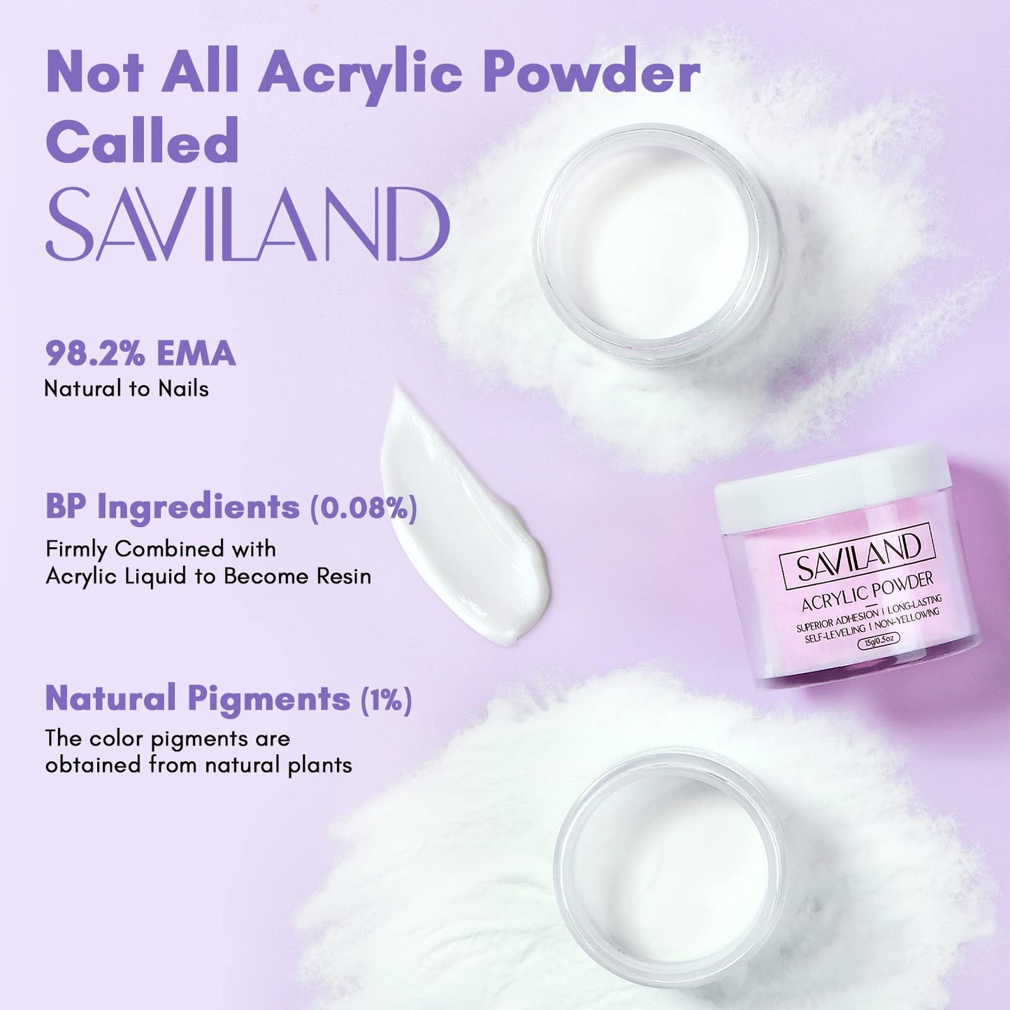 SAVILAND Acrylic Nail Kit with Drill: Professional 0.5Oz Clear/White/Pink Acrylic Powder and 50ml Liquid Set with Drill Nail Brush Forms Tool Extension Set for Beginners with Everything Home DIY Salon