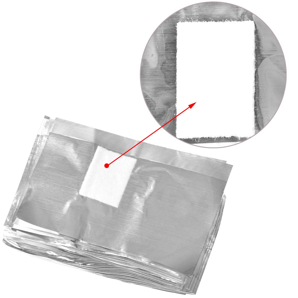 Tongcloud Nail Polish Remover Nail Foil Wraps Nail Gel Remover Soak Off Foils Cotton Pads Gel Polish Remover Soak Off (2.5x3.5, 600.00)