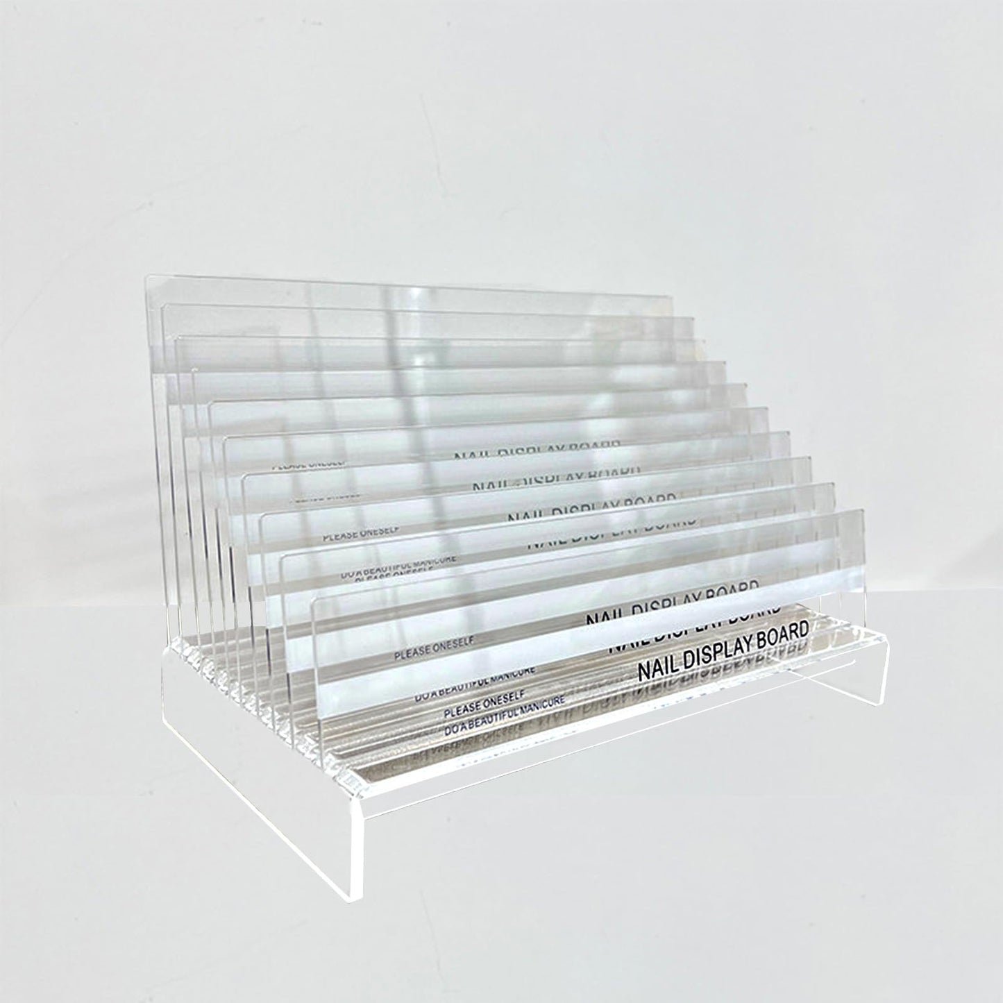 Acycoin2A 240 Color 10 Layers Nail Art Color Board Acrylic Gel Nail Polish Color Display Shelf Nail Plate Exhibition Color Test Card
