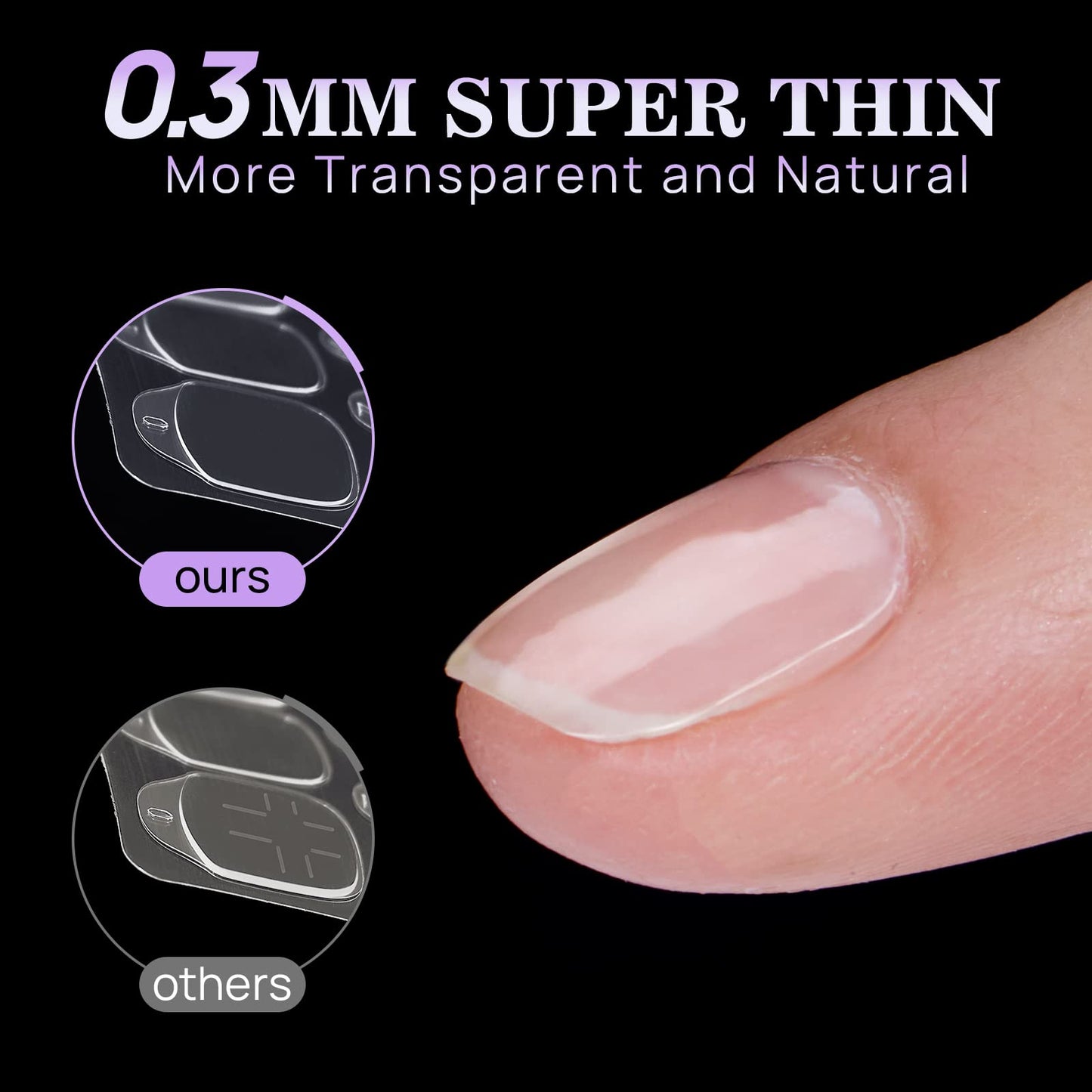BTArtbox Adhesive Tabs for Press On Nails - 20 Sheets, 15 Sizes, Ultra Thin & Waterproof Stickers for Fake Nails, 600PCS Double Sided Jelly Sticky Tabs for Manicure