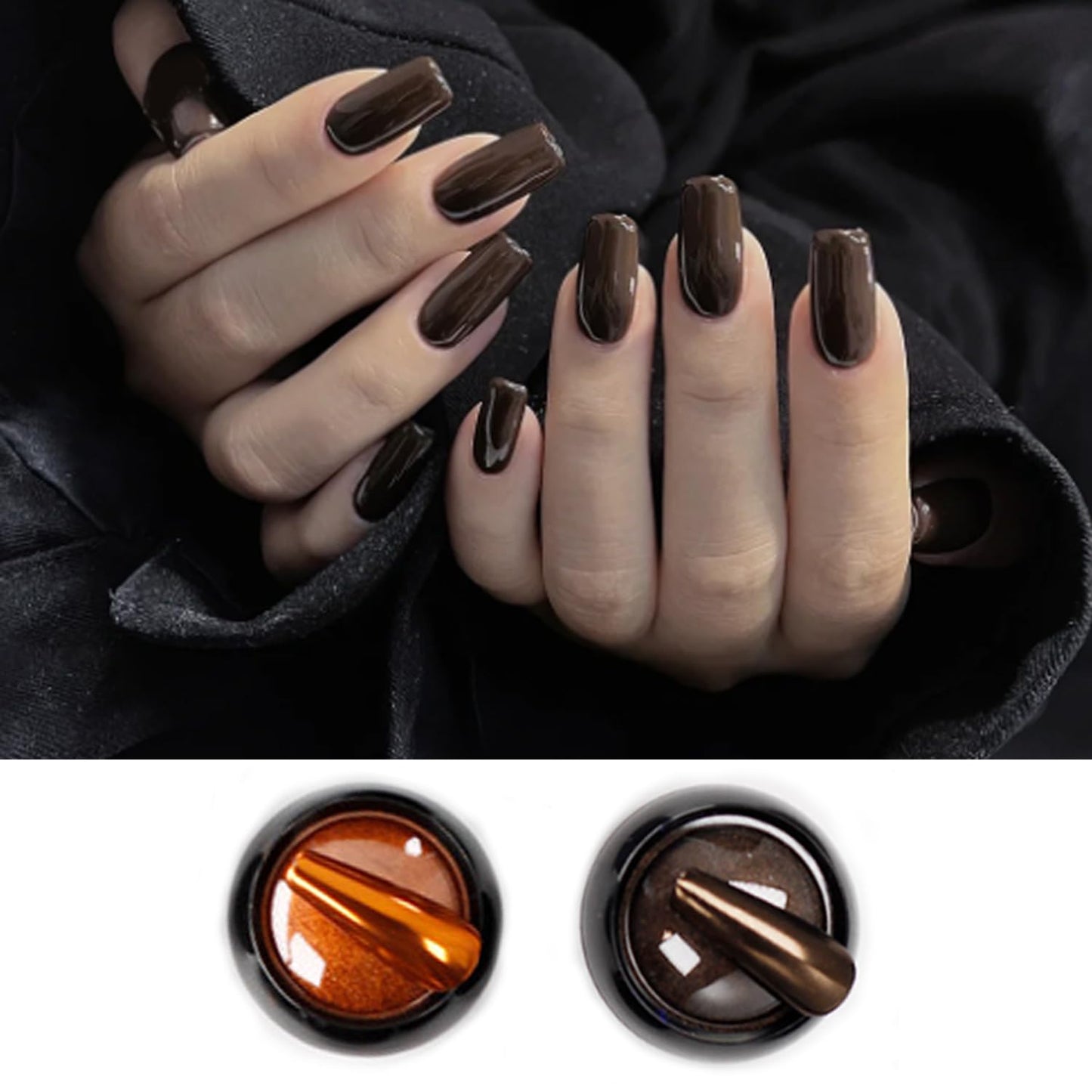 Nail Art Mirror Pigment Gold Chrome Nail Powder Kit Holographic Nail Glitters Silver Nail Chrome Powder Set