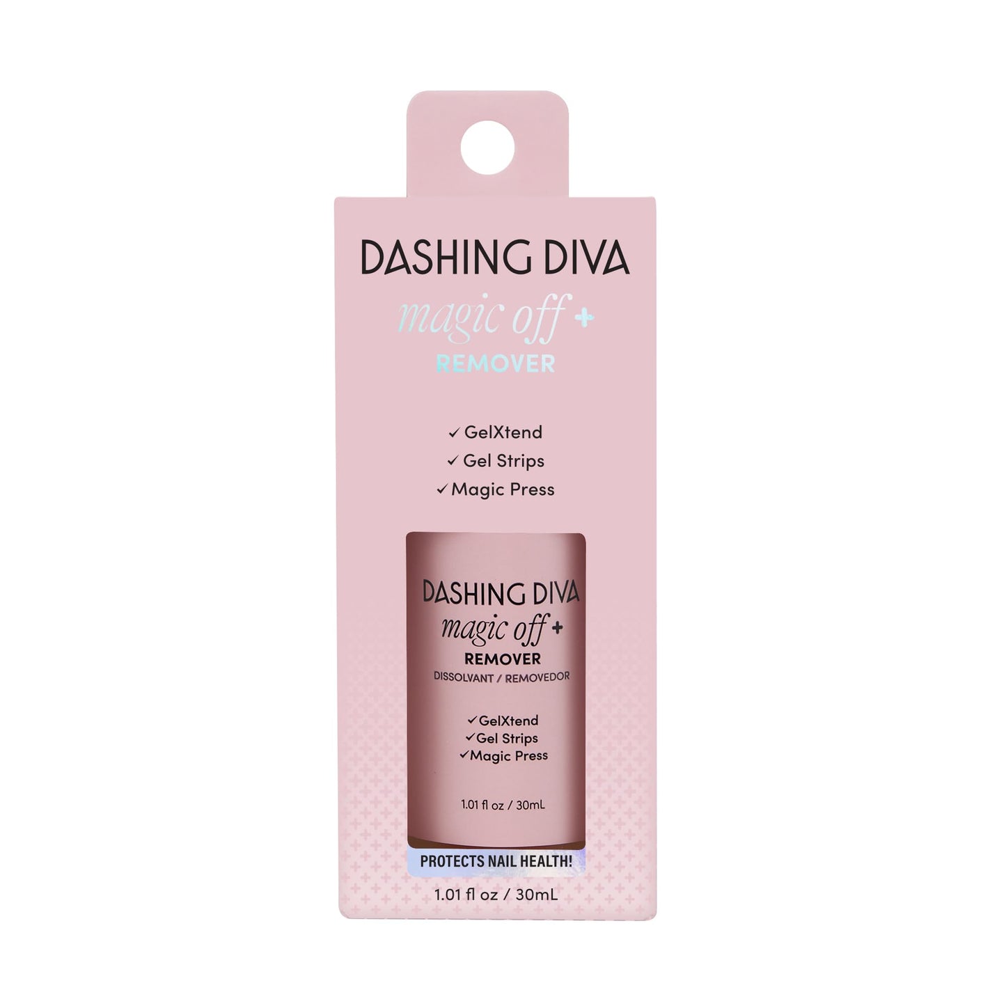 Dashing Diva GelXtend Design & Removal Kit - Nail Tips & Magic Off+ Remover - Acrylic Nails with LED Glue - Lasts Up to 14 Days - Press On Remover with Niacinamide and Castor Oil - Airy Fairy