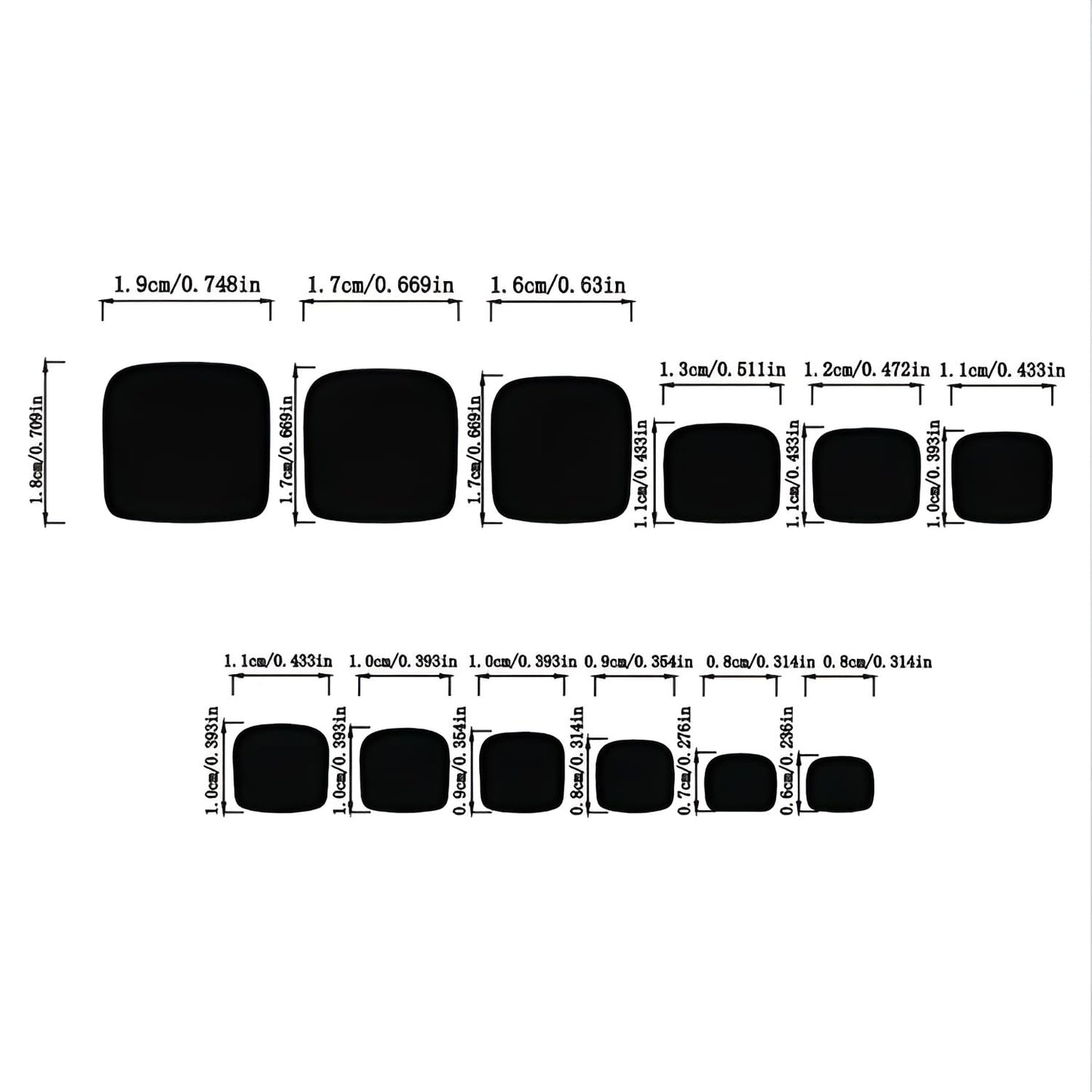 French Tip Press on Toenails Short Square Fake Toe Nails Polka Dot Toenail Press ons Flower False Toenails White Blue Stick on Toenail Glossy Glue on Toe Nail for Women Decorations Set 24Pcs
