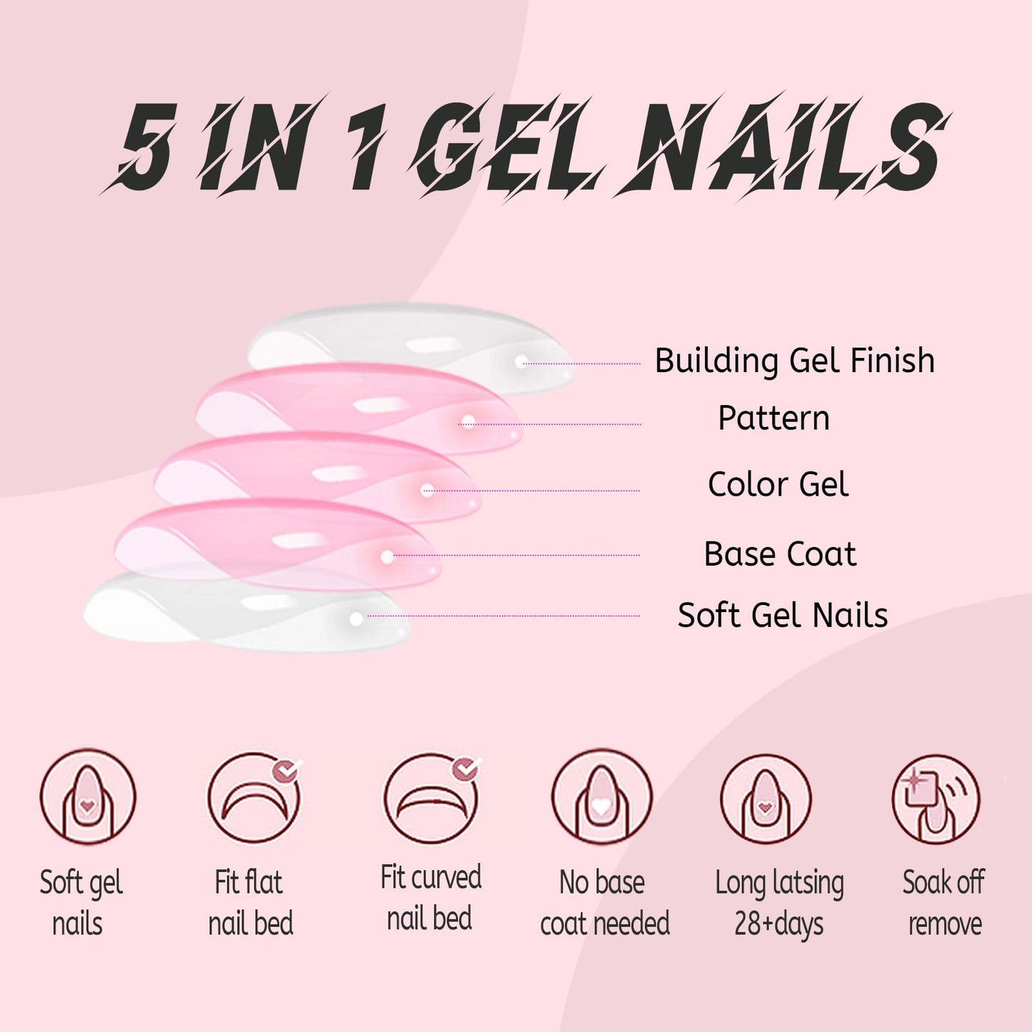 FJSMTOPl 216Pcs Press on Toenails - French Tip Toe Nails Press ons - White French Fake Toe Nails - Acrylic Glue on Toe False nails - Stick on Toenails for Women Nail Manicure