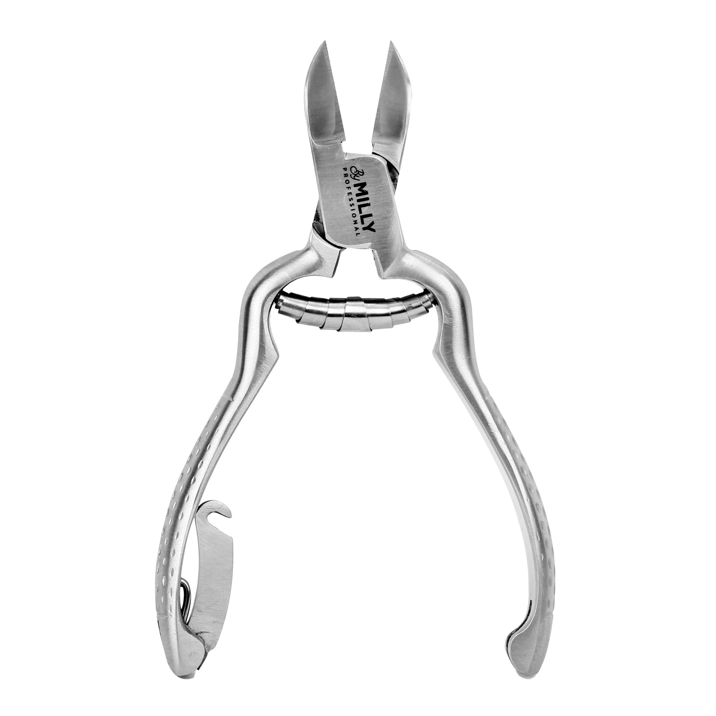 By MILLY High Carbon Stainless Steel Heavy Duty Toenail Clippers for Thick Toenails | Trim Thick or Hard Toenails | Professional Nail Clippers for Seniors & Podiatrist Toenail Clippers (Silver)