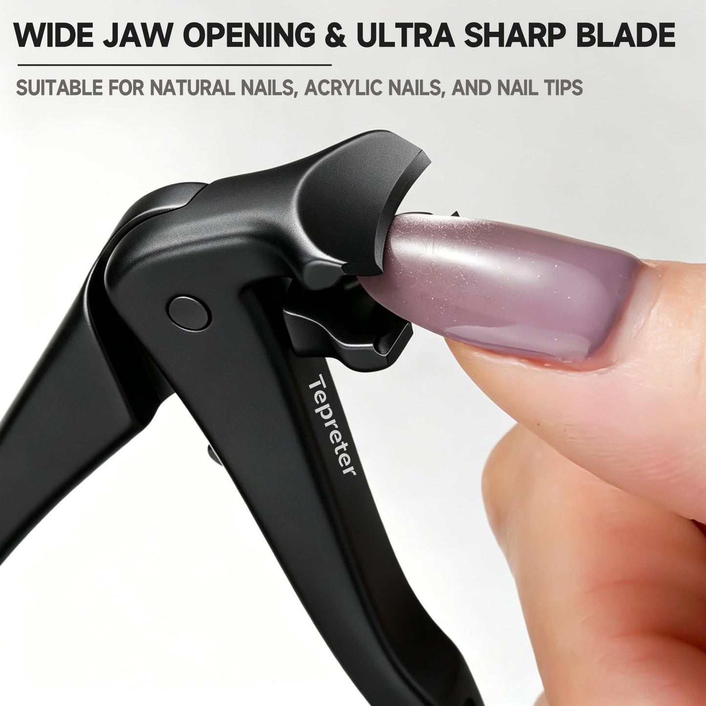 Ergonomic Long Handle Toenail Clippers for Seniors, Angled Head Wide Jaw Fingernail Clipper for Thick Ingrown Toenails for Men Women, Large Finger Nail Clippers Adult with Nail File, Mothers Day Gifts