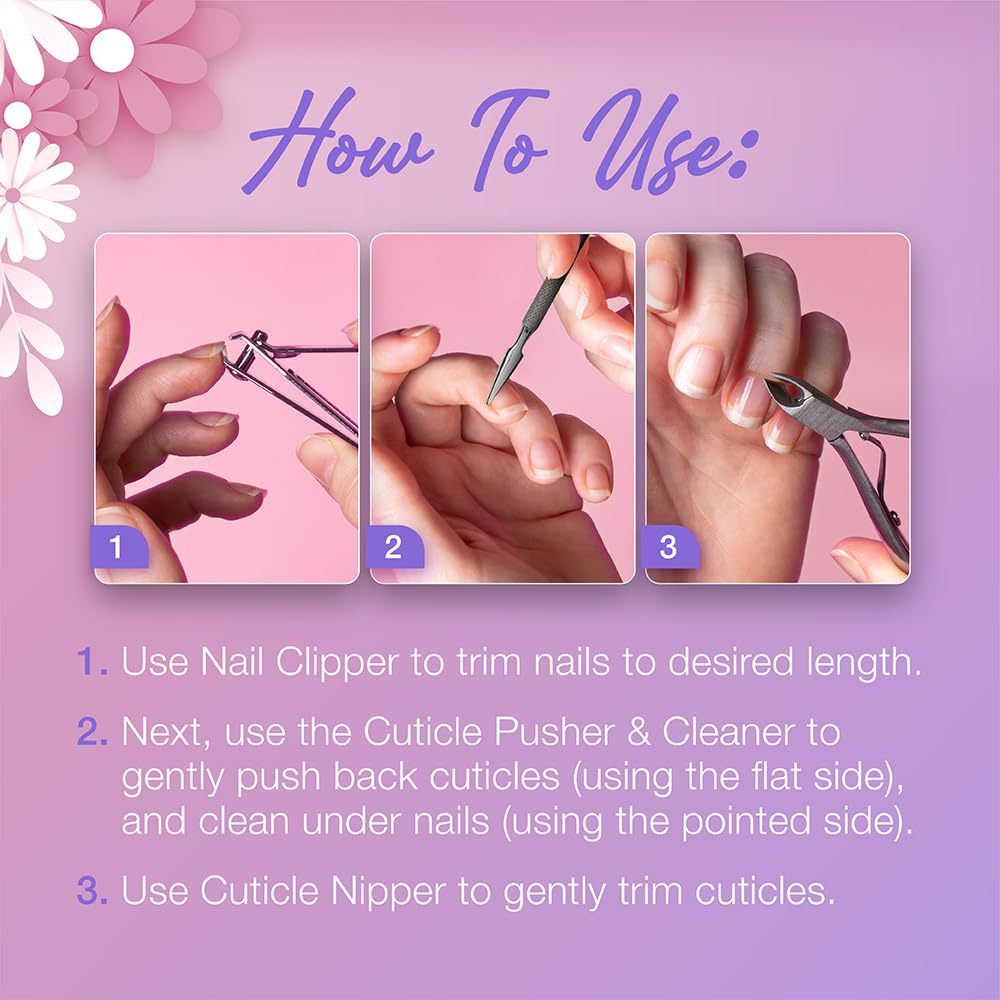 Flowery Pro Manicure Kit, 1-Pack