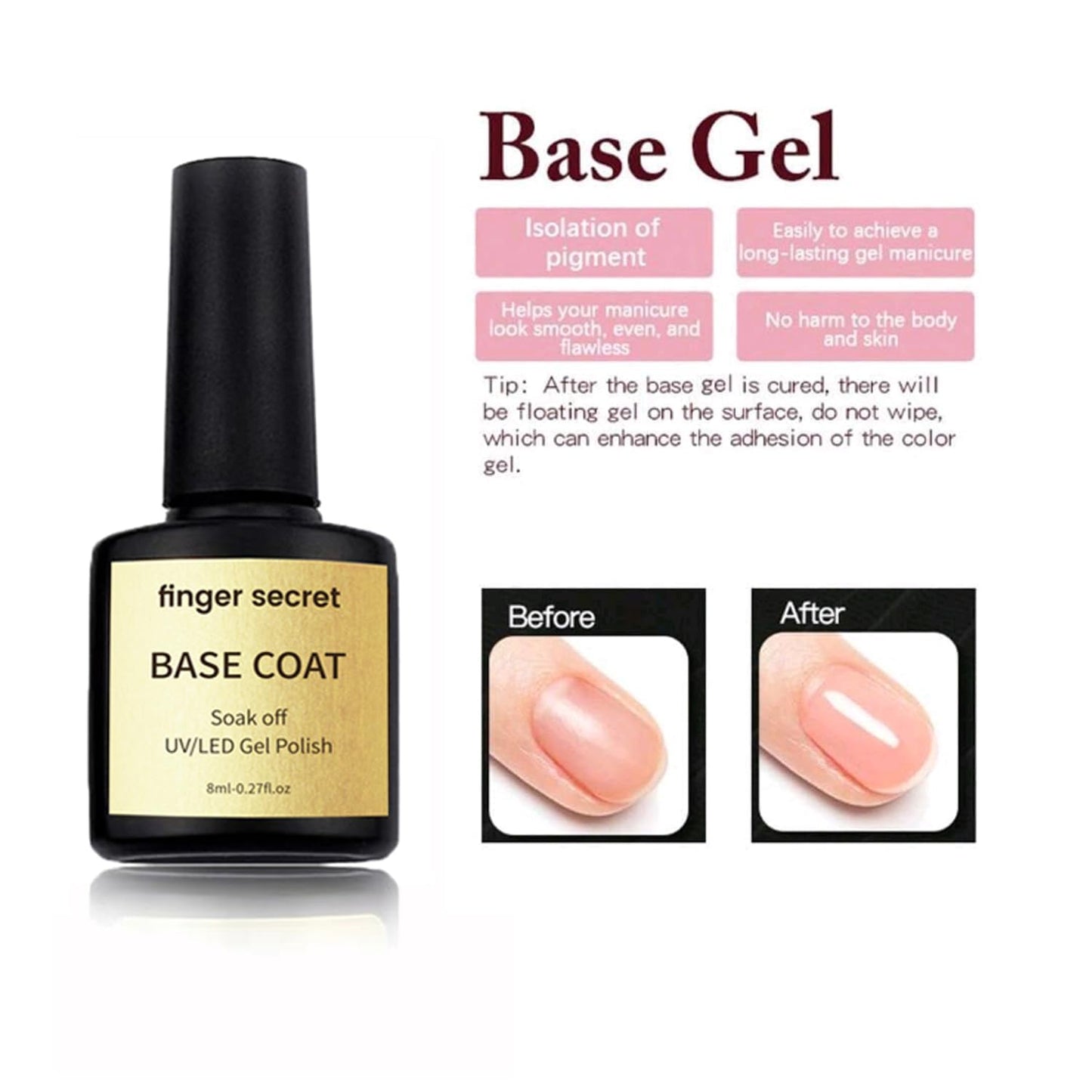 Poly Extension Gel Nail Kit - Professional Nail Gel Set with Slip Solution and Lamp Nail Art Design Beginner,All-in-One French Kit,Nail Thickening Solution