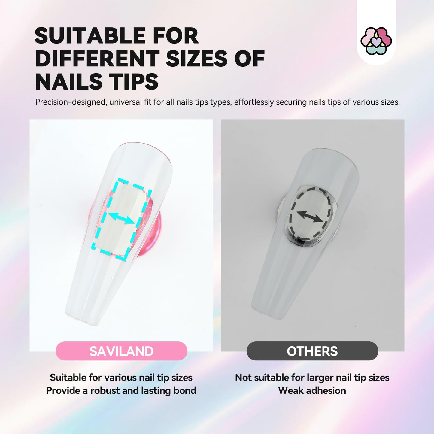 SAVILAND Nail Stand for Press On Nails Display:15pcs Nail Stand Set 3X Strong Magnet Fake Nail Holder Painting Strong Nail Glue for Acrylic Nails Press On Nails: Extra Strength Nail Glue 5 g