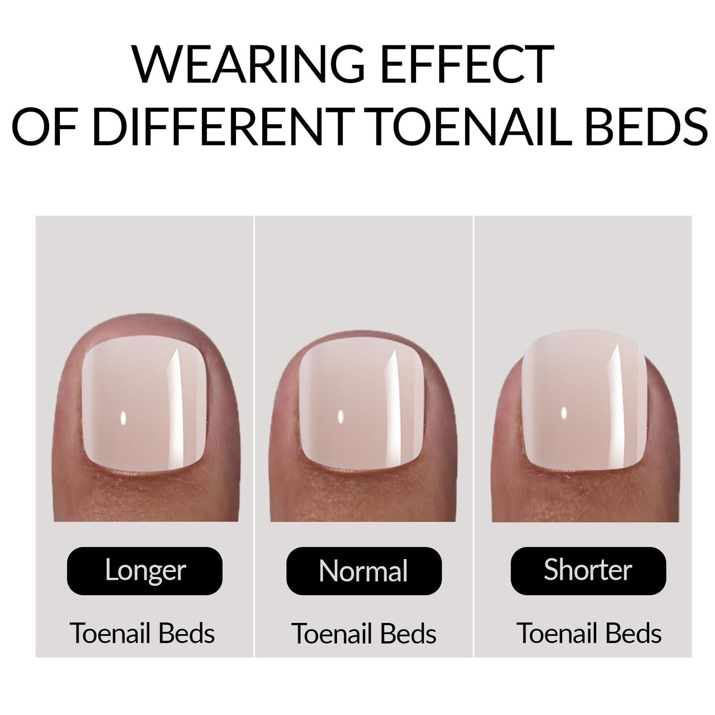 FJSMTOPl 216Pcs Press on Toenails - French Tip Toe Nails Press ons - White French Fake Toe Nails - Acrylic Glue on Toe False nails - Stick on Toenails for Women Nail Manicure