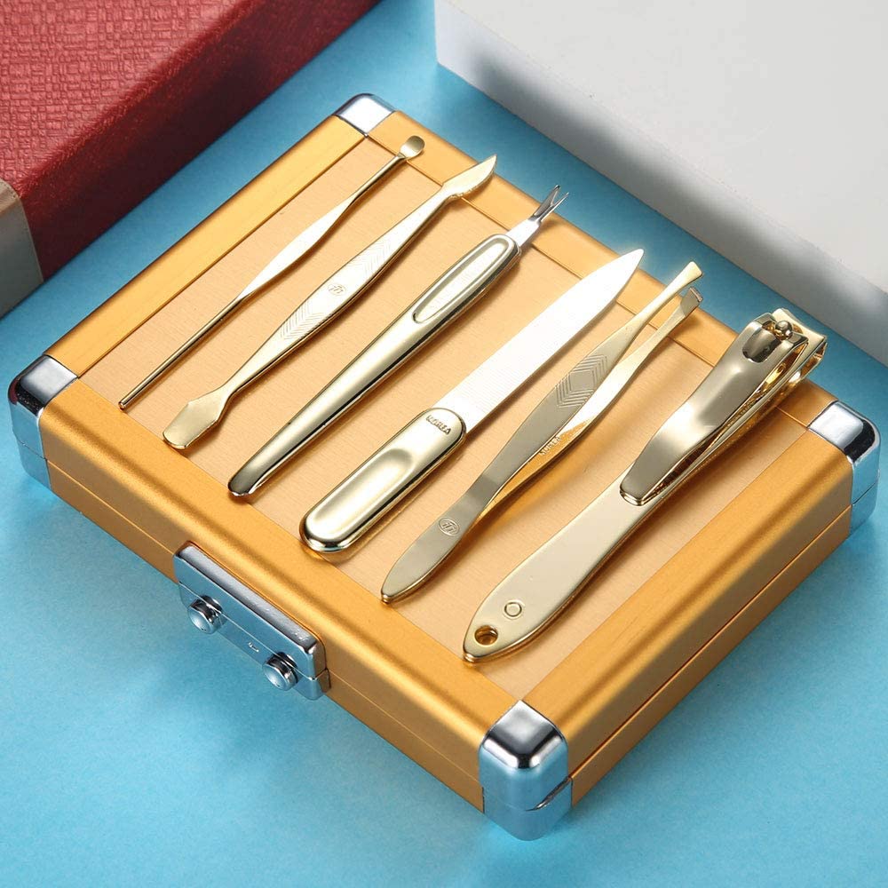 Three Seven (777) Travel Manicure Grooming Kit Nail Clipper Set (11 PCs), MADE IN KOREA, SINCE 1975.
