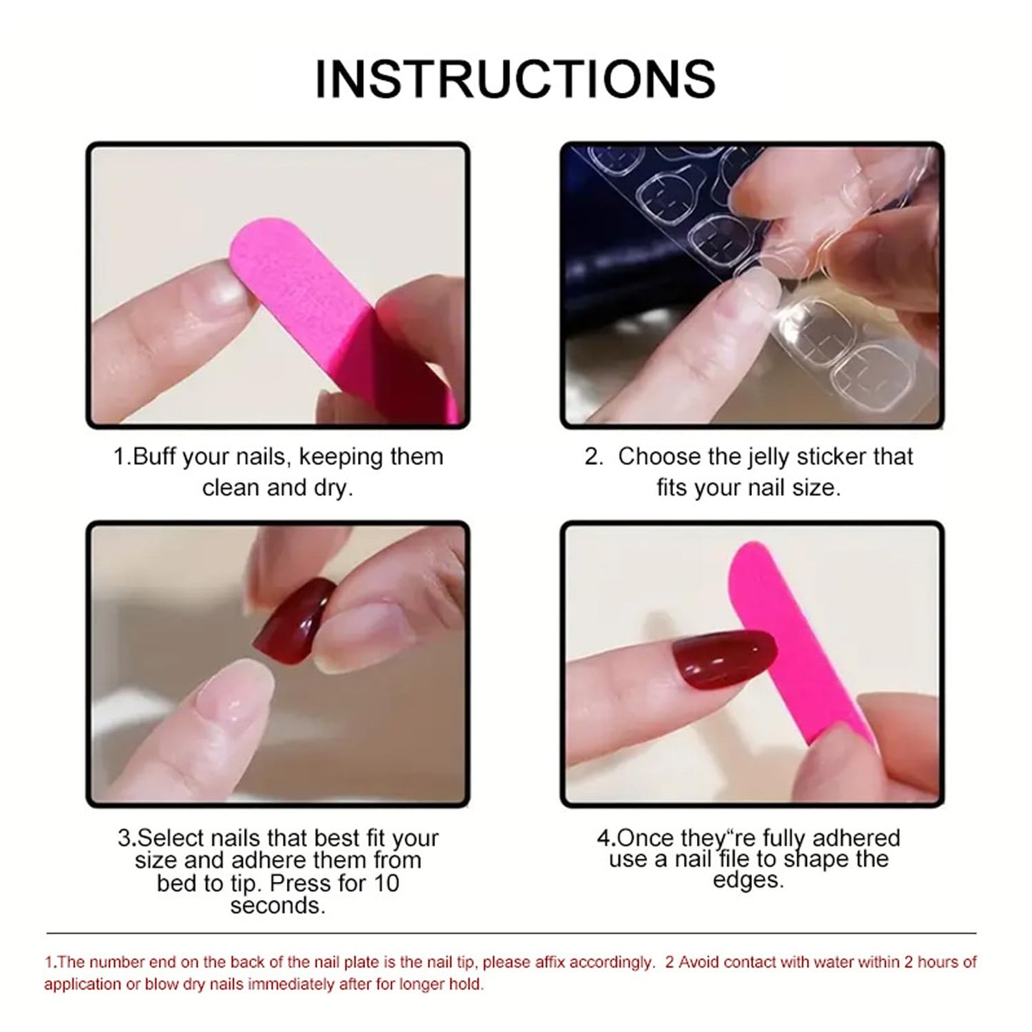 24pcs French Tip Press on Nails Medium Length Fake Nails Flower with 3D Flower Bow Charms Acrylic Nails Press ons Design Glossy Pink False Nails Cute Stick on Nails for Women Manicure Tips