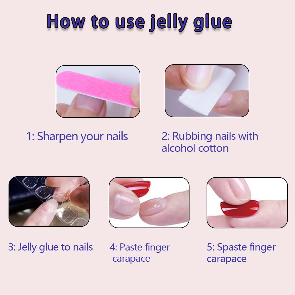 RUPOFUZA Medium Press on Fake Nails 24Pc Square Coffin False Nail with Golden Glitter French Tip Designs Acrylic Nail Press ons Artificial Stick on Nails for Women