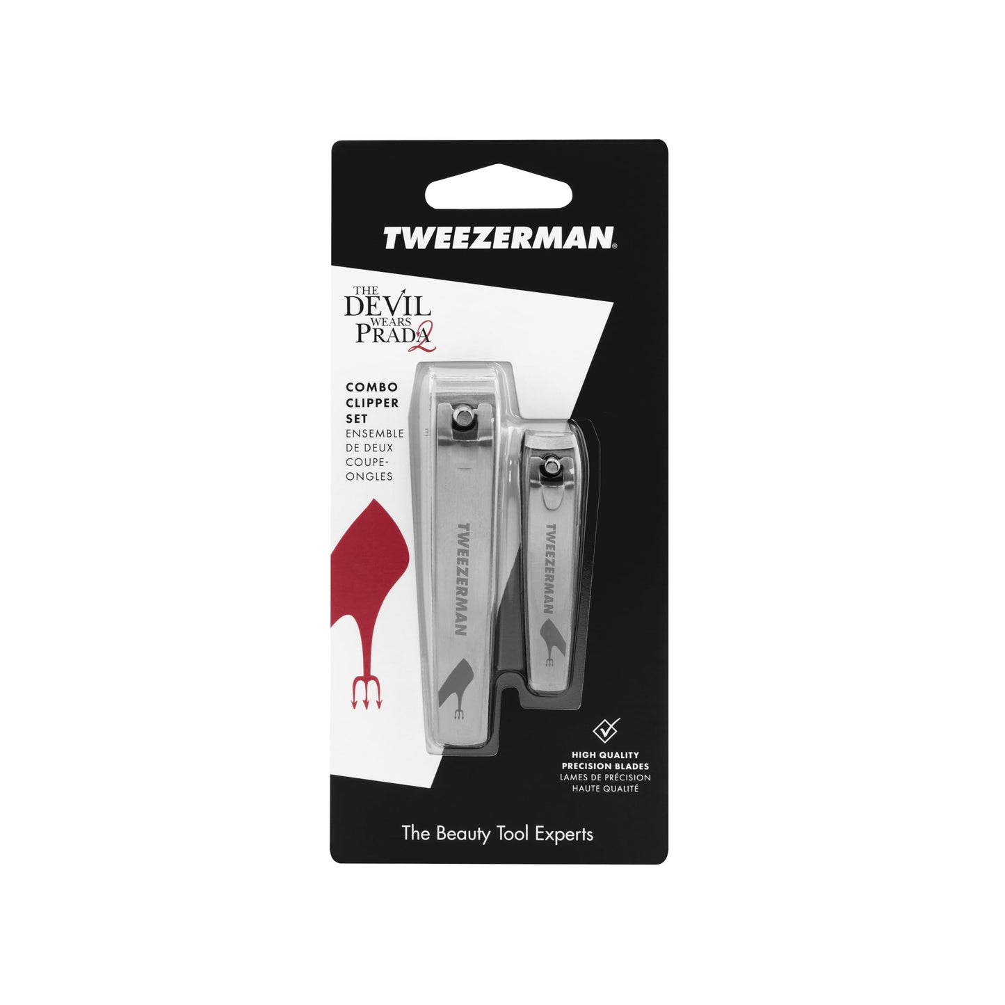 Tweezerman Devil Wears Prada 2 Combo Set - Fingernail and Toenail Clippers