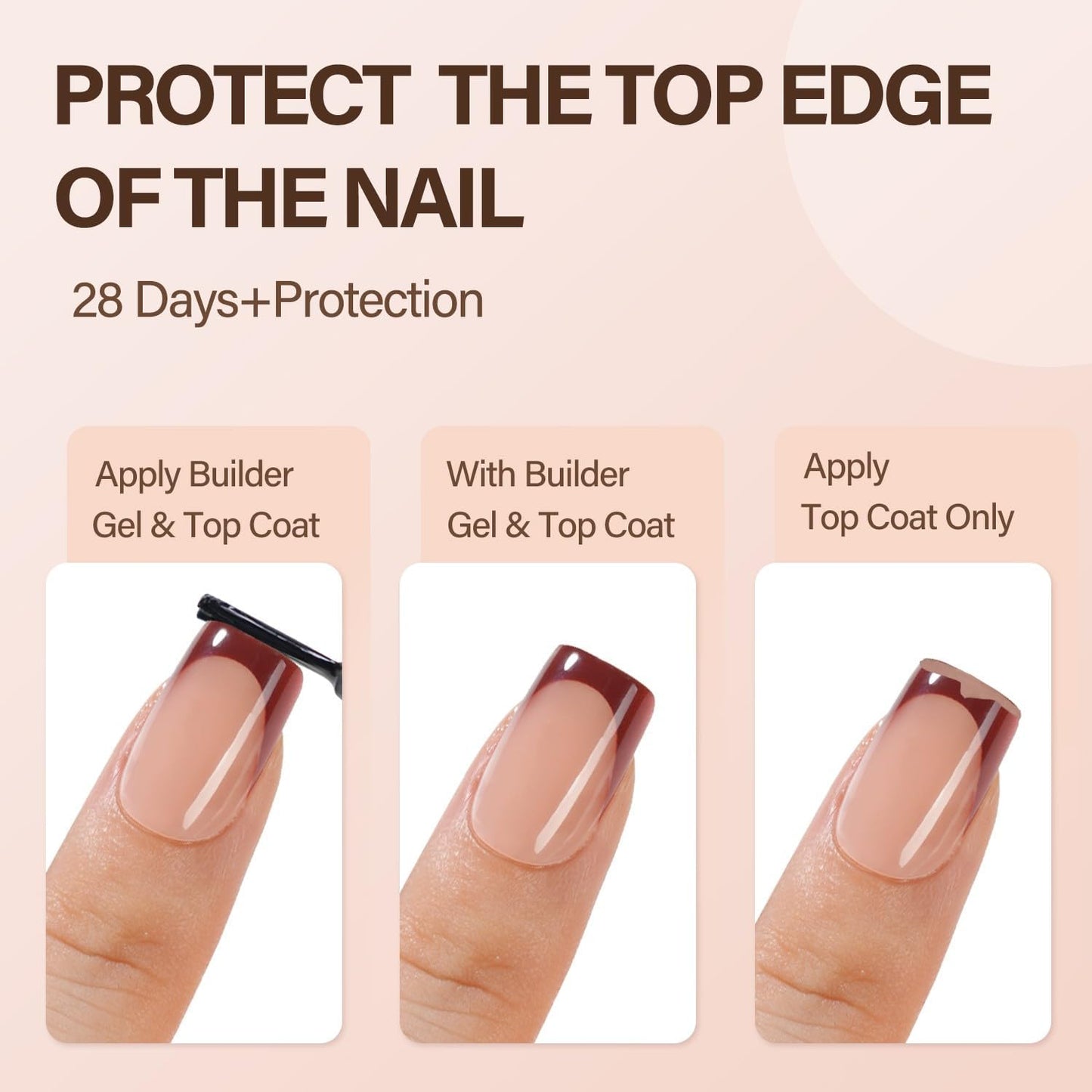 300Pcs French Gel Nail Tips, Vansiho Short Square Nail Tips, Pre-French Tips Press on Nails, Acrylic Fake Nails for Nail Art DIY 15 Sizes