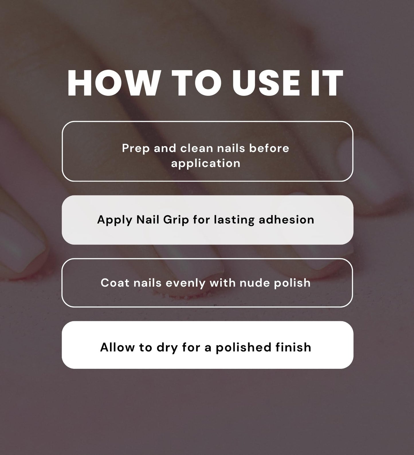 Press on Nails French Tip – 2x Mood Too Classy Marry Me Bundle with Nail Grip by EBIN NEW YORK – French Tip Press On Nails with Classic Manicure Style & Secure Hold for Lasting Wear Gift Set (3 Items)