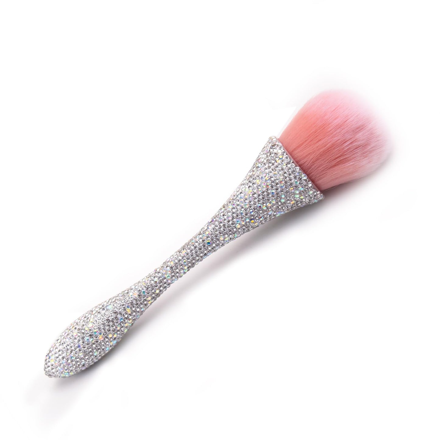 DANNEASY 1pc Nail Dust Brush Acrylic Brush Cleaner Nail Brushes for Cleaning Dust Nail Clean Up Brush Large Dip Powder Brush for Makeup Blush Manicure Brush (White)