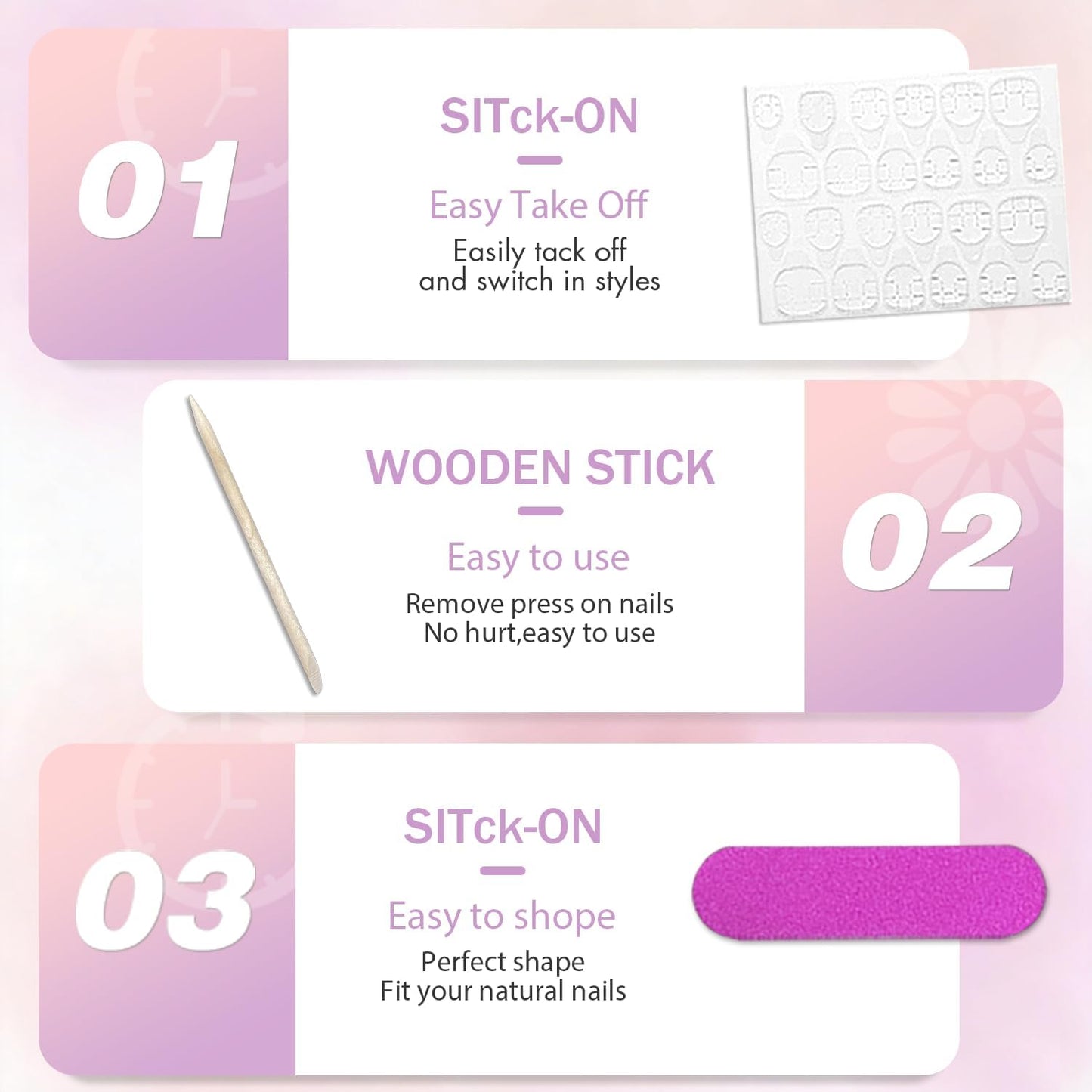 KQueenest Cat Eye Press On Nails Short - Mahogany Brown Press On Nails Square, 30 Pcs 15 Sizes Sparkly Glitter Fake Nails Press ons, Thick Quality, Reusable Small Glue on Nail for Women Decoration