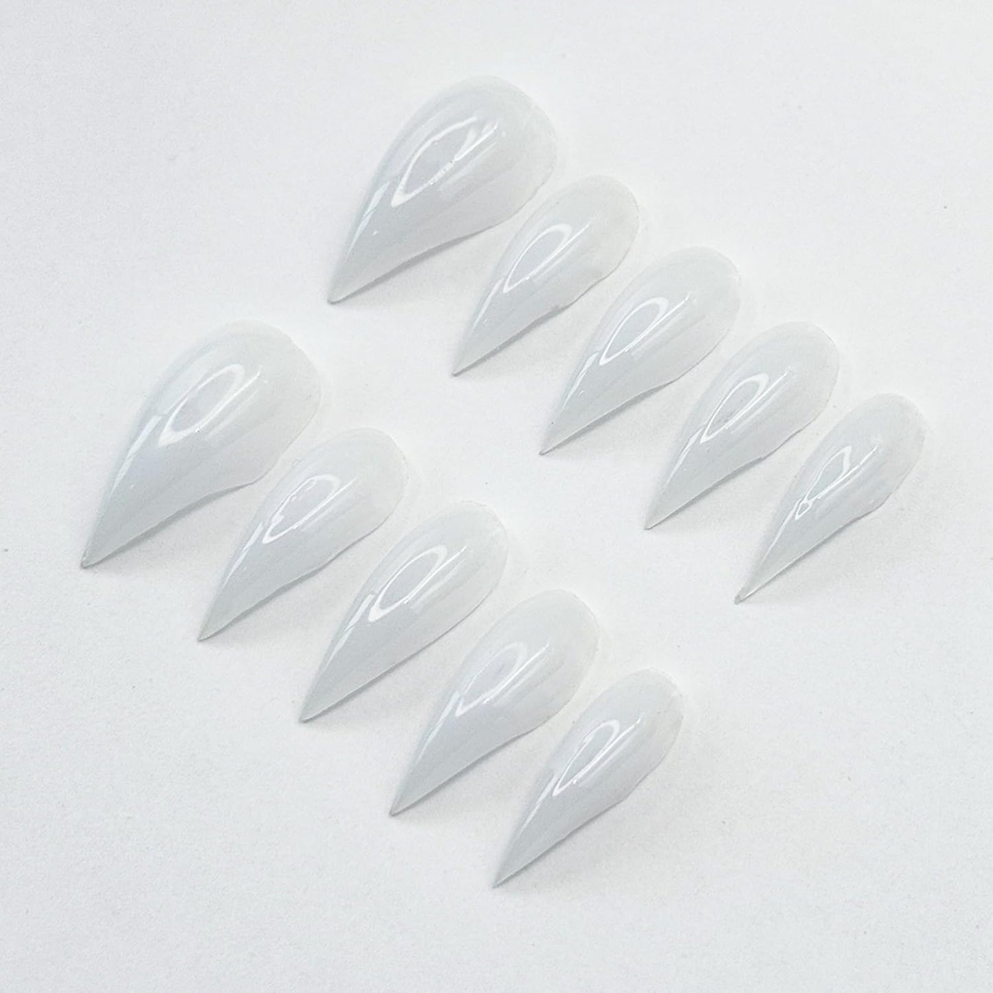 10 Pcs Handmade Press on Nails Short Curved Unique Stiletto Eagle Claw Acrylic Fake Nail with Dragon Claw Design Thickened Goth Nails Press Ons Full Cover Reusable Nail for Women（S）
