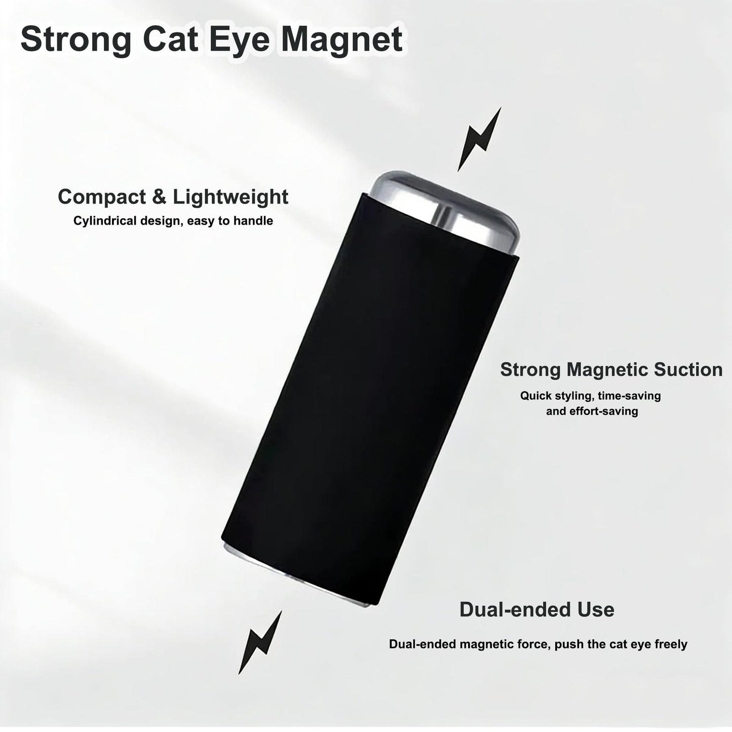 Cat Eye Magnet for Nails,8 PCS Cateye Magnets, Cat Eye Gel Nail Polish Magnet Tools (8 PCS)