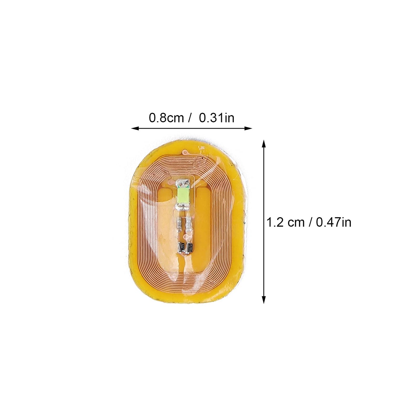 Glowing NFC Nail Stickers, NFC Lighting Nail Stickers Fashionable for Girls for Bus Card