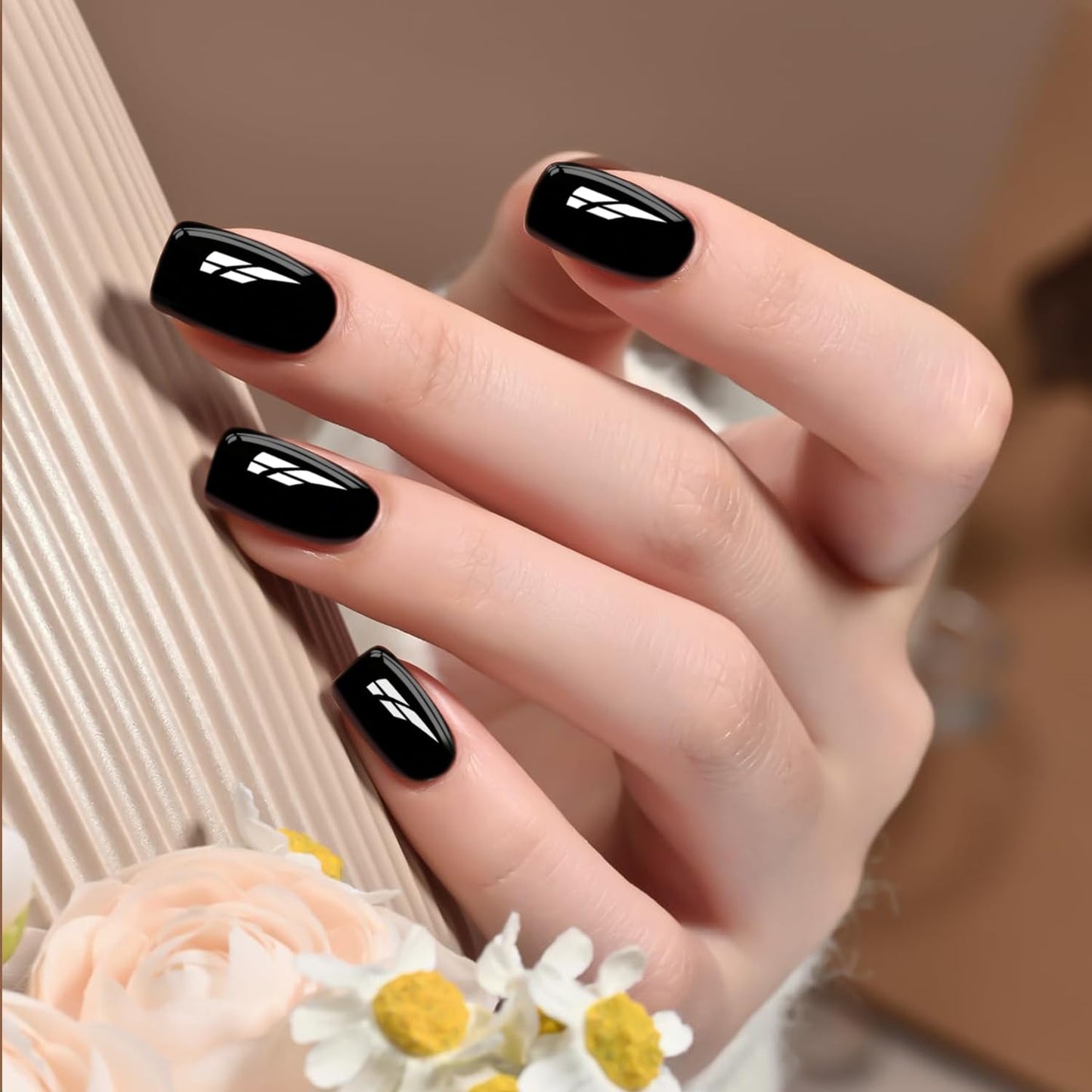 Vishine Classic Gray Serie Gel Nail Polish Set - 6 Different Gray Shades Glitter Polish Kit Popular Nail Art Design Soak Off LED Lamp Manicure Kit