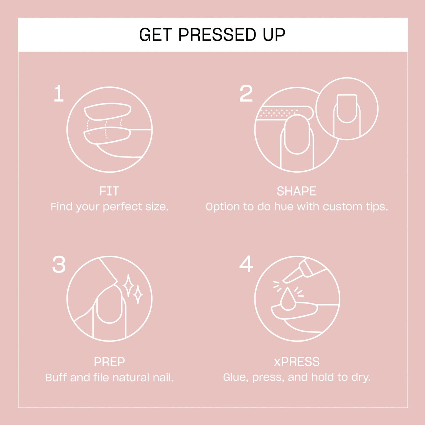 OPI On Point La Vie en Rosé | Short Squoval Opaque Neutral Pink French Tip Nail Art Press On Nails | 30 Count with Glue | Long Lasting, Reusable, Non-damaging | Spring 2026 Shades