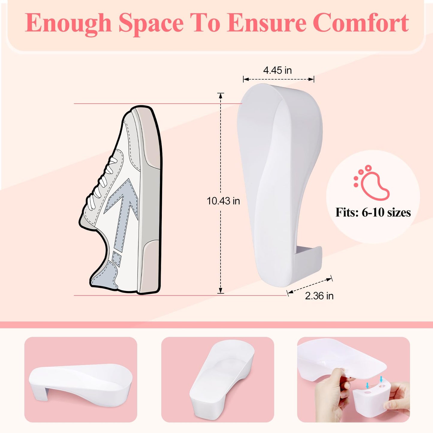Toe Nail Soaking Bowl for Remover: Soak Off Gel Polish Nail Remover Kit - Acetone Bowl for Nails Dip Powder Removal - Manicure Nail Soak Off Bowl for Nail Art (White)