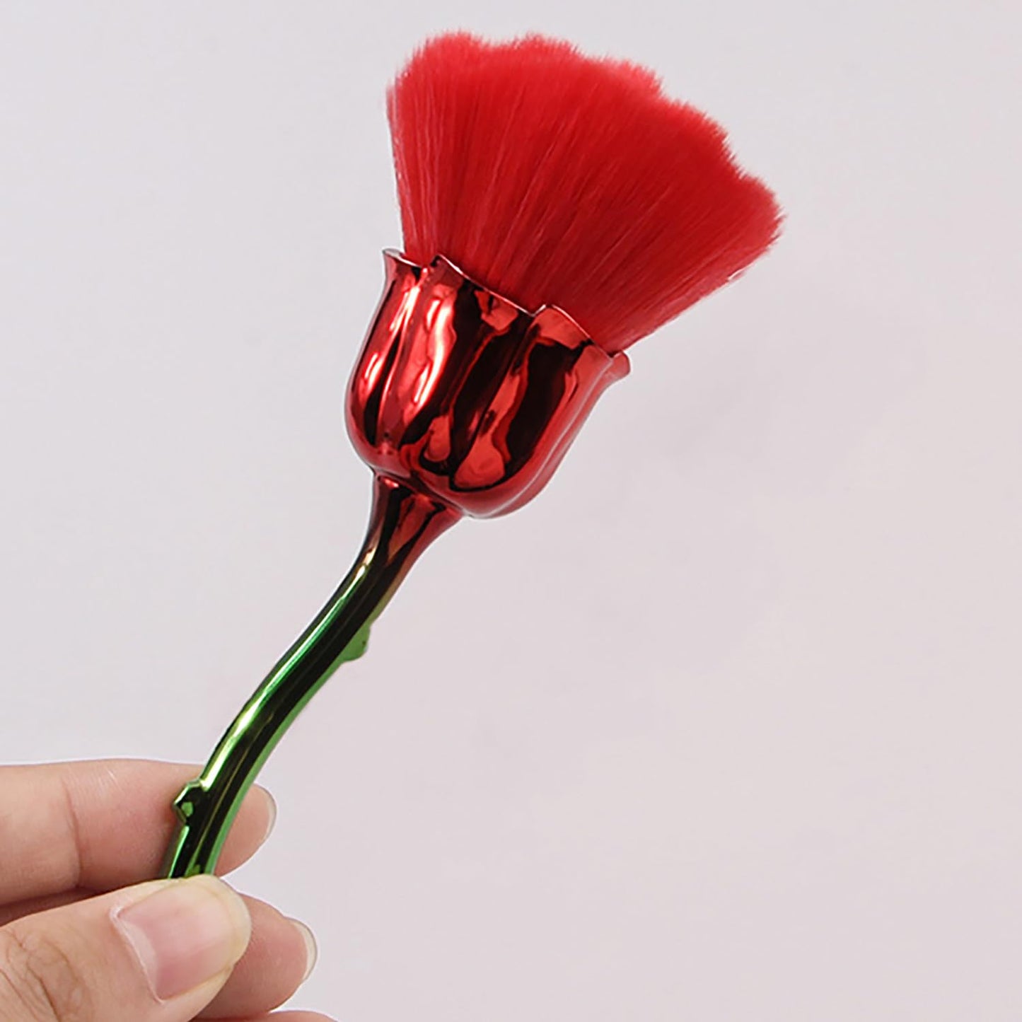 DANNEASY 2pcs Rose-Shape Nail Dust Brush Acrylic Nail Brushes for Cleaning Dust, Dip Powder Brush, Fluffy Makeup Brush, Blush Brush, Nail Duster Brush Manicure Brush For Nails Clean Up