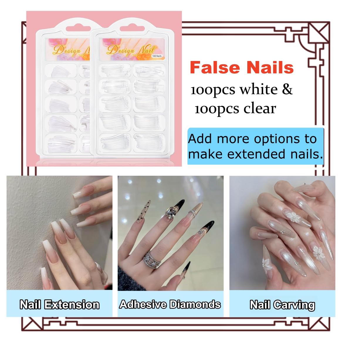 Leeclek Acrylic Nail Kits for Beginners Nail Art Set Nail Acrylic Kit Decoration Powder Nail Art Tools for Salon DIY Gifts Manicures at Home