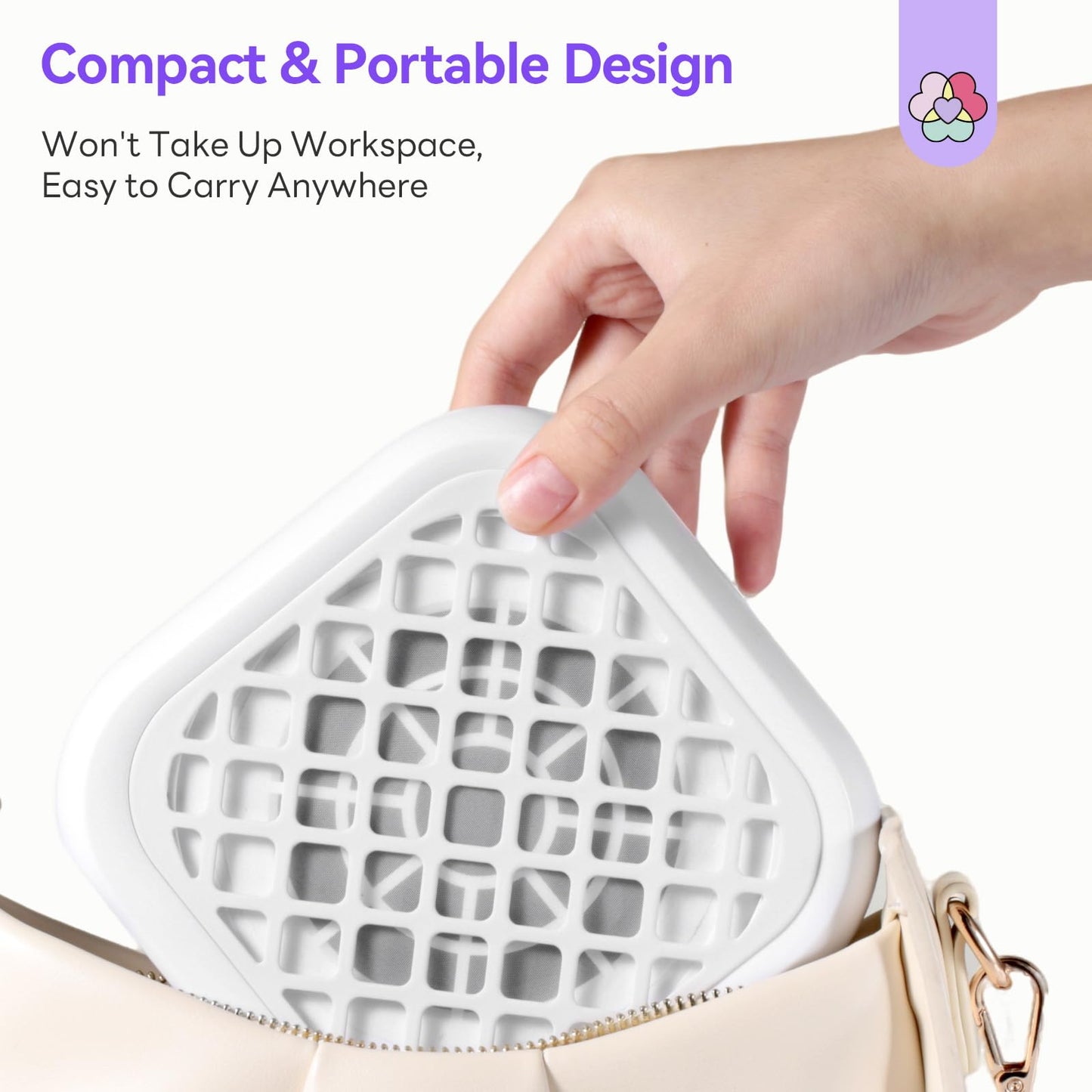SAVILAND Nail Dust Collector:1000PA Dust Collector 5X Stronger Acrylic Dust Collector Nail Tech & Powerful Suction Nail Vacuum Dust Collector for Nail Tool 6000 RPM Nail Tech Must Have for Home Use