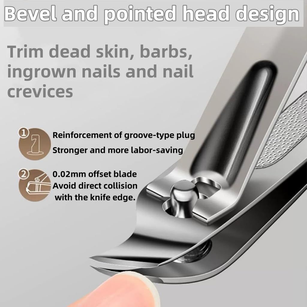 10Pcs high carbon steel Manicure Set Professional Nail Clippers Kit Pedicure Care Tools-Stainless Steel Grooming Kit for Travel or Home (Brown)