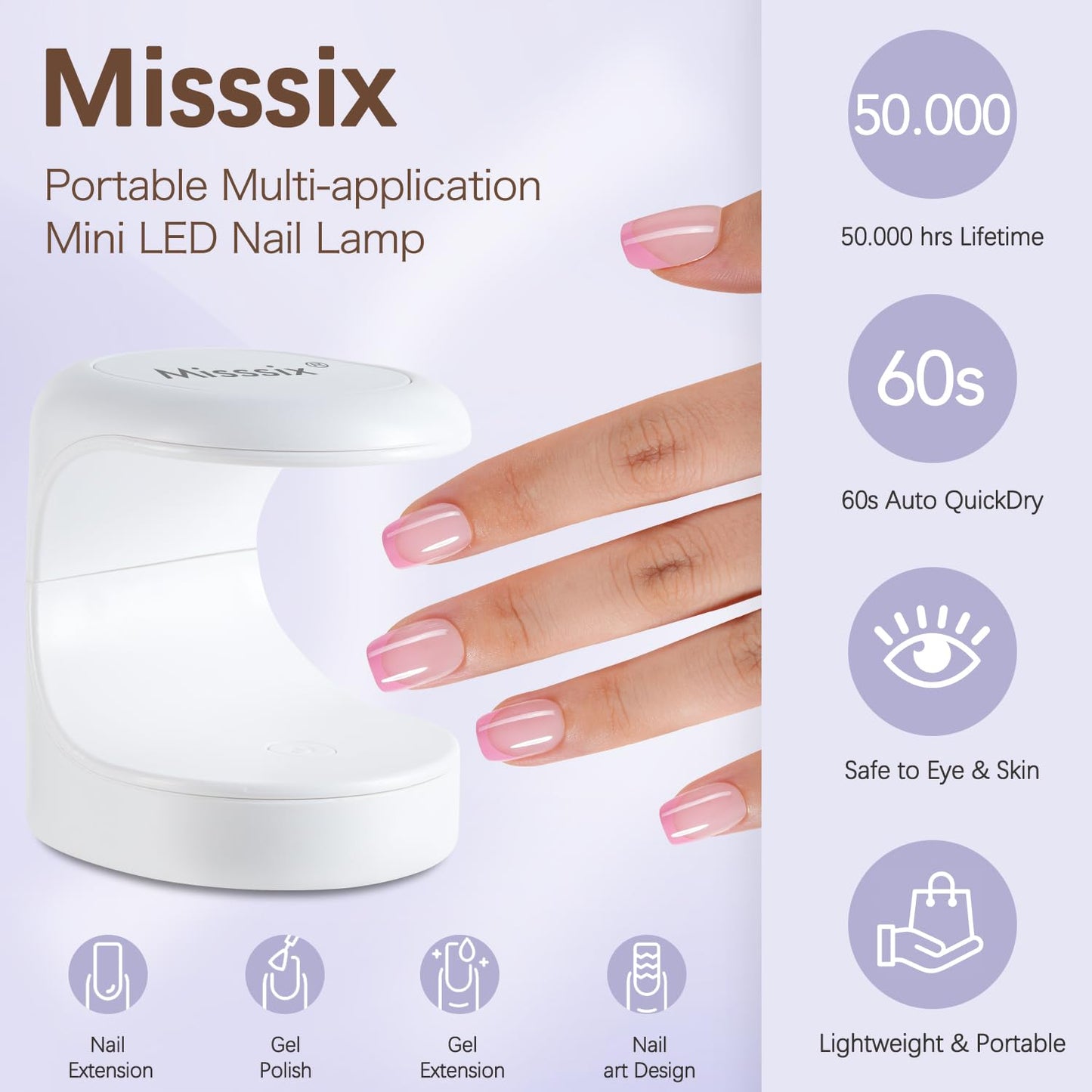 Misssix French Tip Press On Toe Nails, 150Pcs French Gel Toe Nail Tips, Short Square Soft Gel Fake Toe Nails, X-BASIC Toenails Starter Kit for Nail Art DIY 15 Sizes