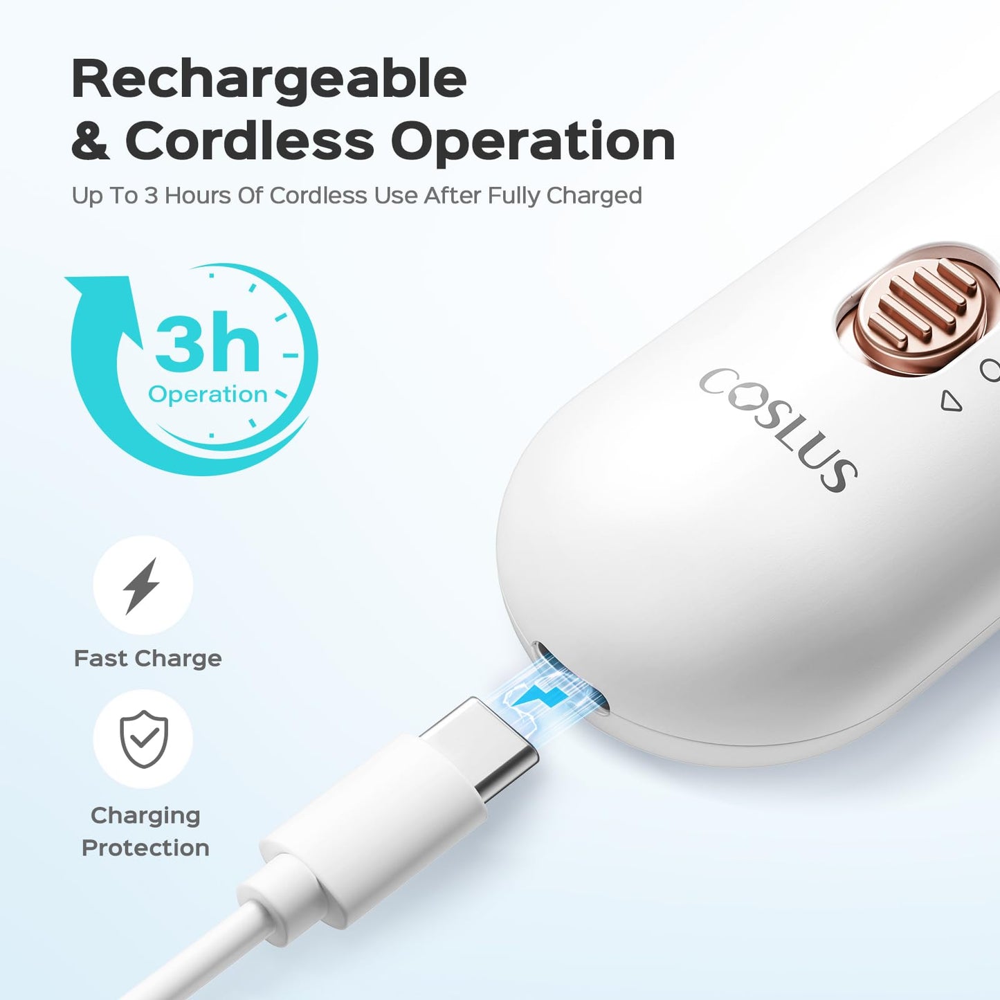 COSLUS Electric Nail Drill File Professional: for Acrylic Gel Dip Powder Nails Portable Nail Drill Machine Kit and Professional Manicure Pedicure Kit: 5 in 1 Electric Nail File Set