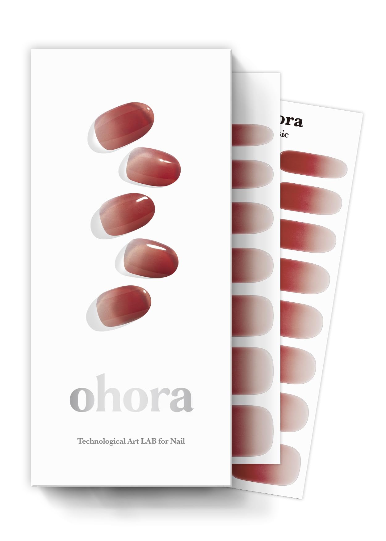 ohora Semi Cured Gel Nail Set of 2 (N Bare Apricot & N Fig Jam) - Professional Salon-Quality Nail Care