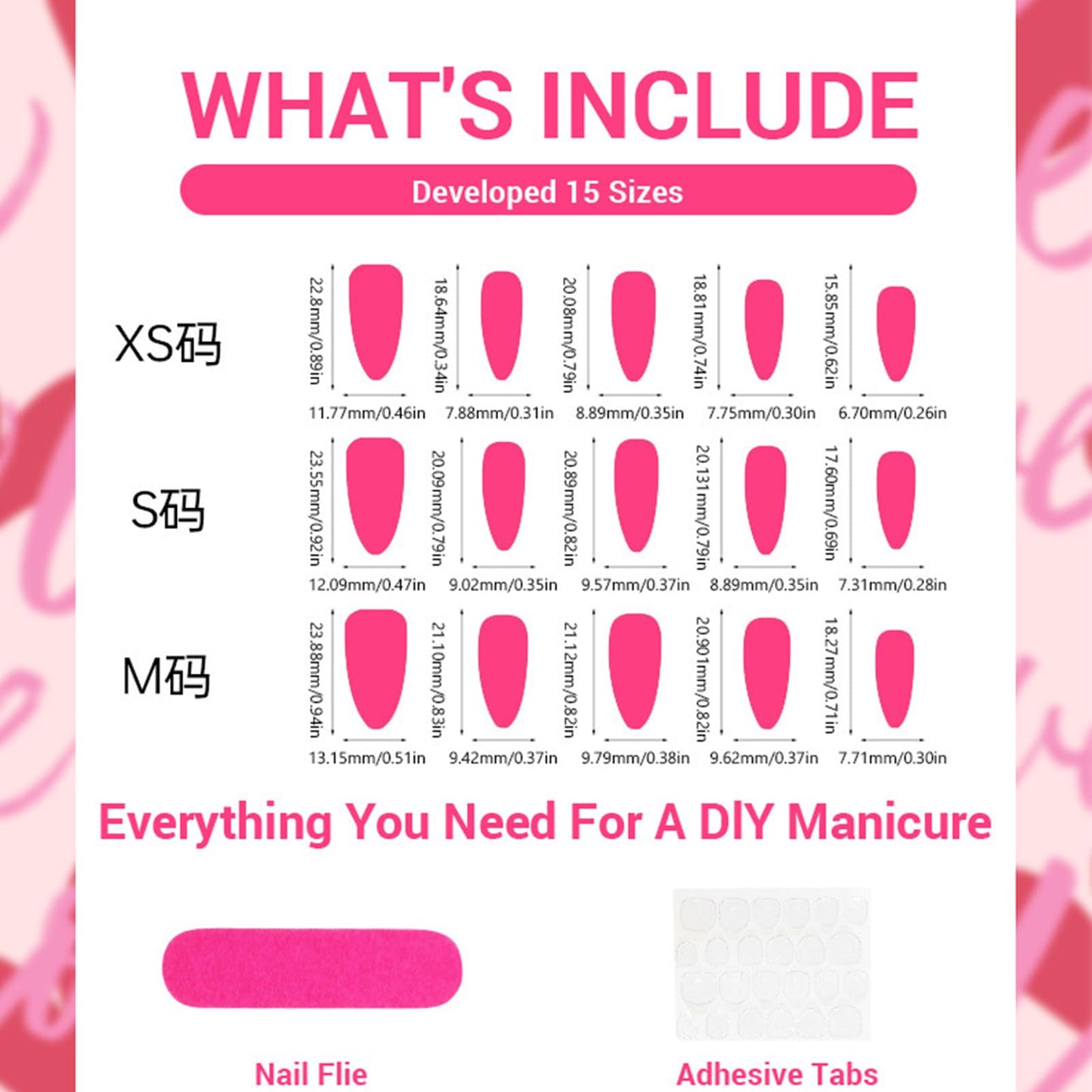 Flower Press on Nails Medium Almond Fake Nails with Designs Tulip Butterfly Stick on Nail Cute Glitter Acrylic False Nail Spring Summer Artificial Nail Glossy Full Cover Glue on Nails for Women
