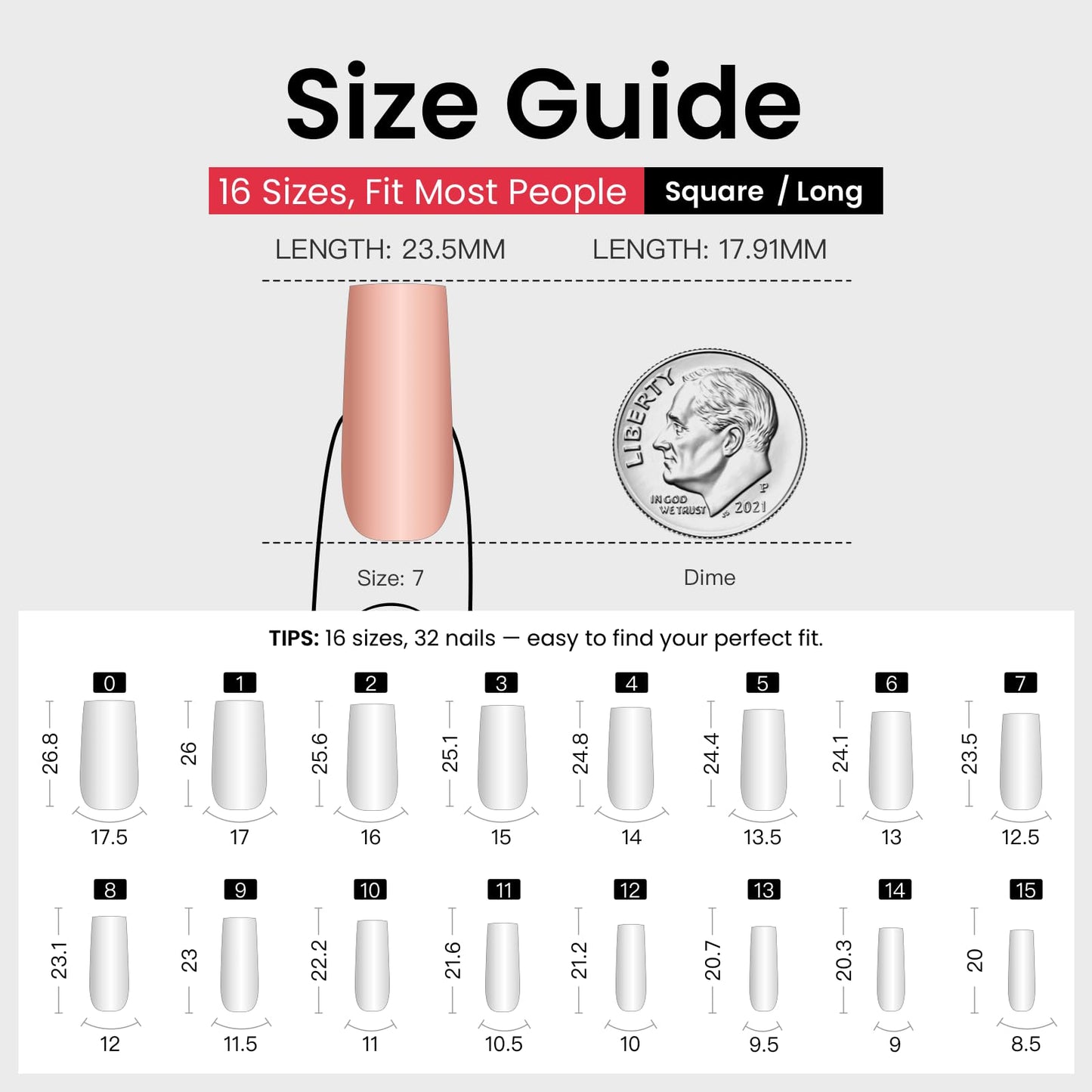 CurvLife Soft Gel Square Press-On Nails Long, Reusable Fake Nails with Glue & Adhesive Tabs, 30PCS Salon-Quality Stick-On Nails for At-Home Manicure (Desert Rebel)