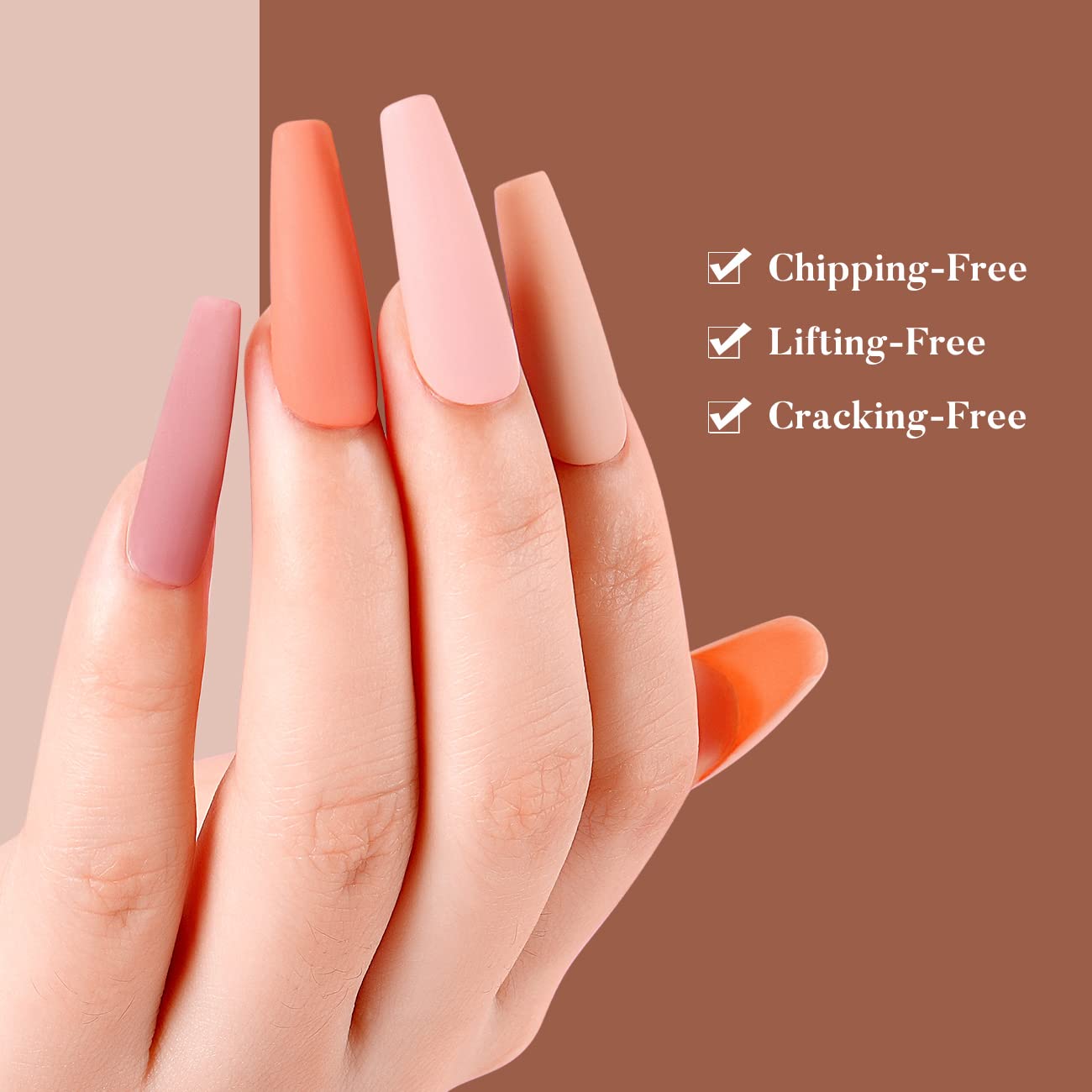 AIMEILI Soak Off U V LED Hema Free Fall Gel Nail Polish Set for Halloween Nail Art Gifts, Cruelty Free, Vegan, Wine Brown Neutral Gel Nail Polish Set Of 12pcs - Kit Set 4