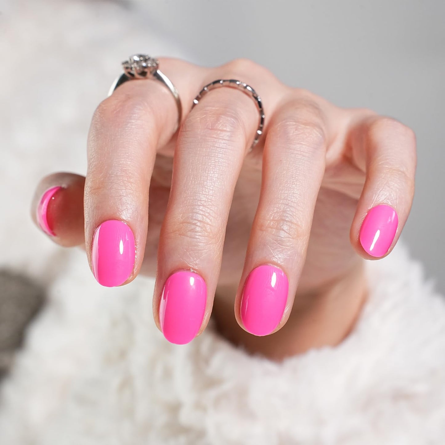 SXC Cosmetics Press On Nails - 015 Neon Crush | X5 Signature Series - XS Almond X-Pro Tips Fake Nails, Salon Quality Nails 16 Sizes - 160 pieces Nail Kit with Glue