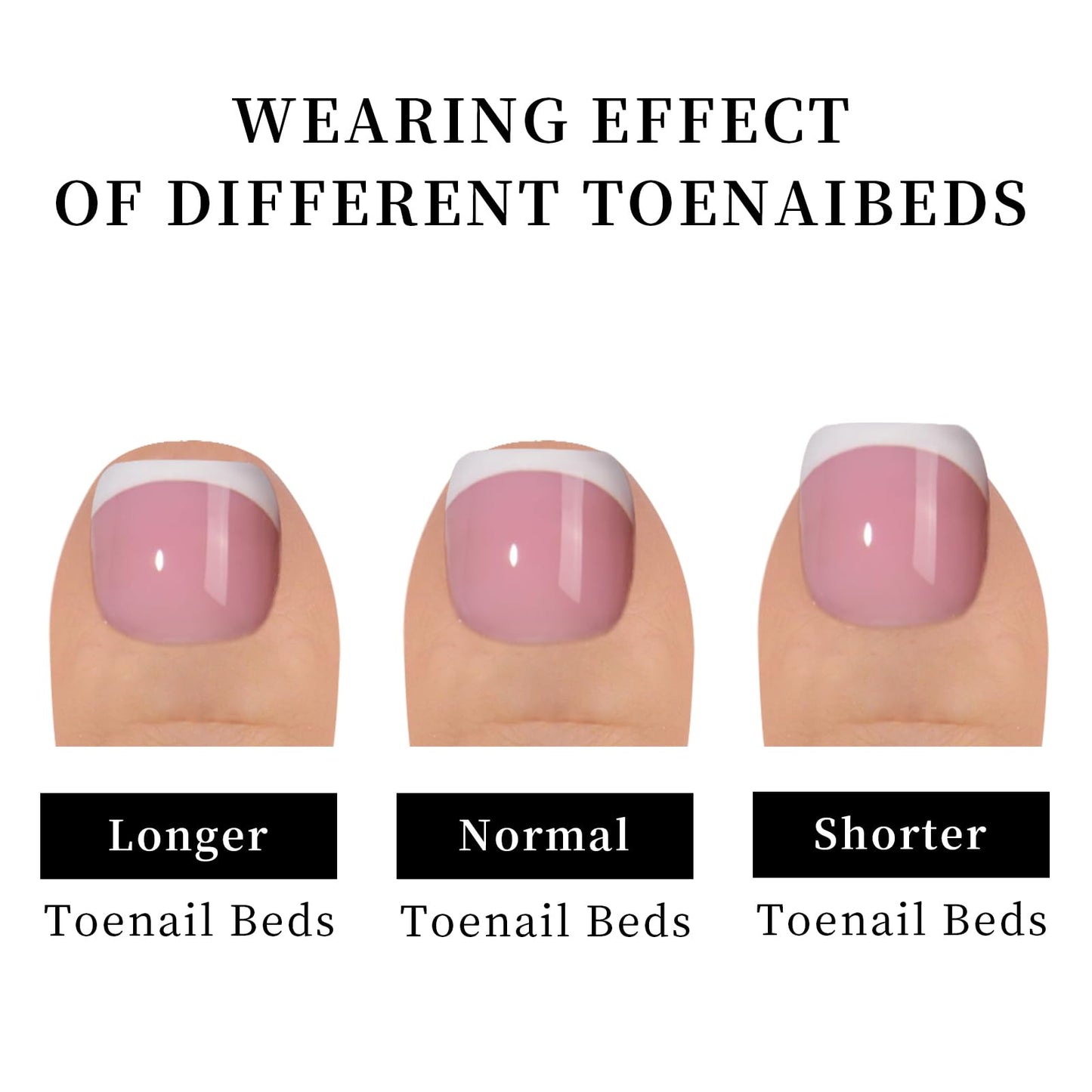 120Pcs Toe Nail Tips - Maigitur Short Gradient Toenail Press Ons,Brown White Ombre Soft Gel Toe Nail Tips, Soak Off Press On Toenails Square Fake Toes for Women Girls Manicure No Glue Stickers 05…