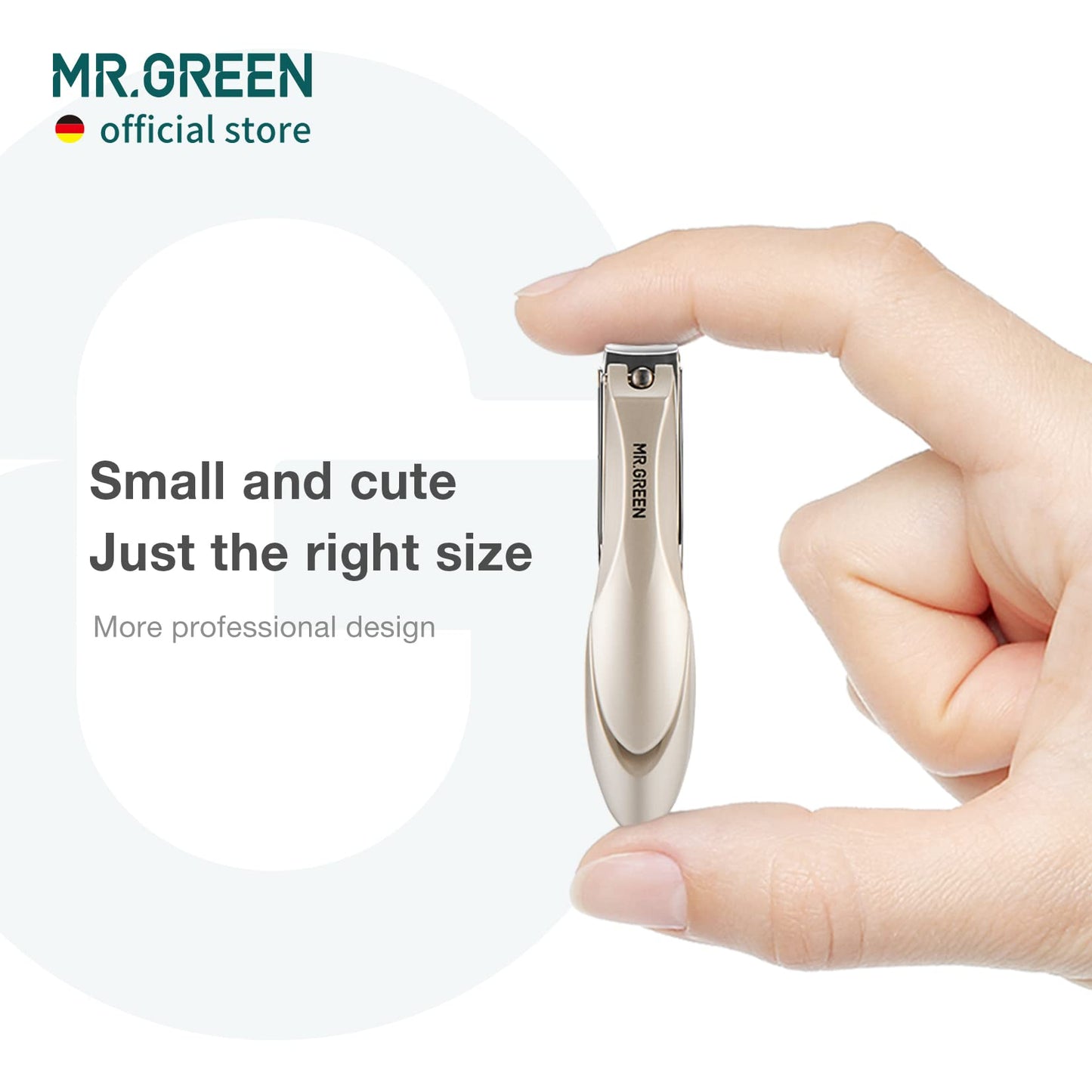 MR.GREEN Baby Safety Nail Clippers Nail Care Clippers Fingernail Cutter Newborn Baby Convenient Nail File Manicure Tools (Baby Nail Clipper+Nano Glass File)