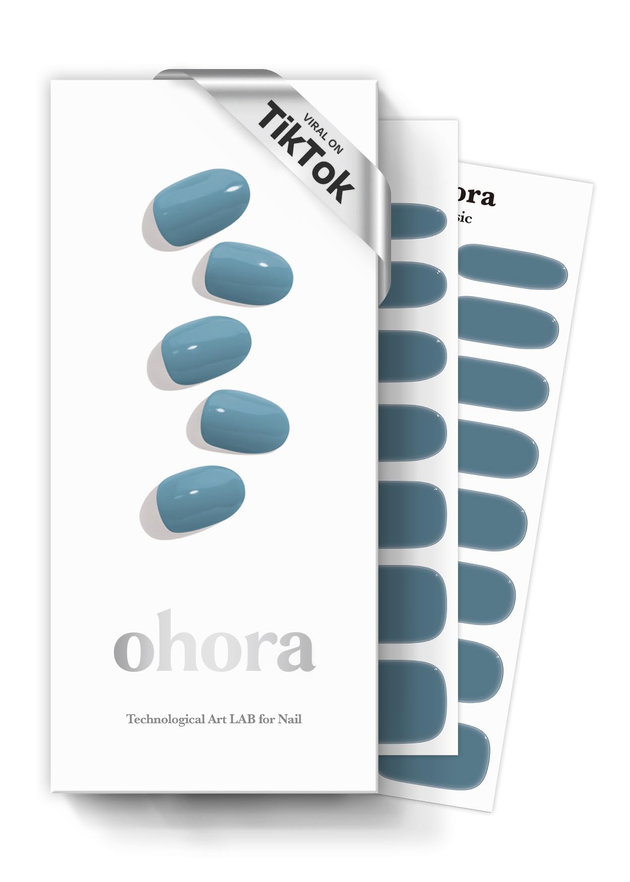 ohora Semi Cured Gel Nail Set of 2 (N Washing Jean & N Basic Nails no.11) - Professional Salon-Quality Nail Care