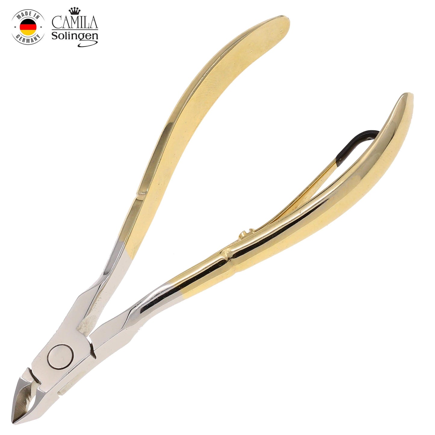 Camila Solingen CSK2 Pedicure and Manicure Set with Nail File, Cuticle Trimmer and Tweezers for Perfect Cuticle Care and for Nose and Eyebrow Hair Cutter, Perfect Pedicure Tools and Skin Tag Remover