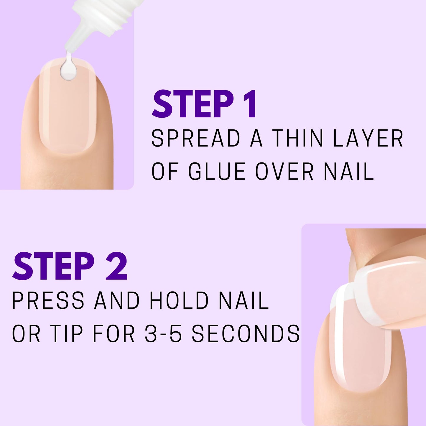 Nailene Ultra Quick Nail Glue Value Pack, Clear, Pointed Tip Precise Application, Super Fast Setting, Quick Drying, Maximum Strength, Strong Nail Glue for Press Ons and Nail Tips, 6 Piece