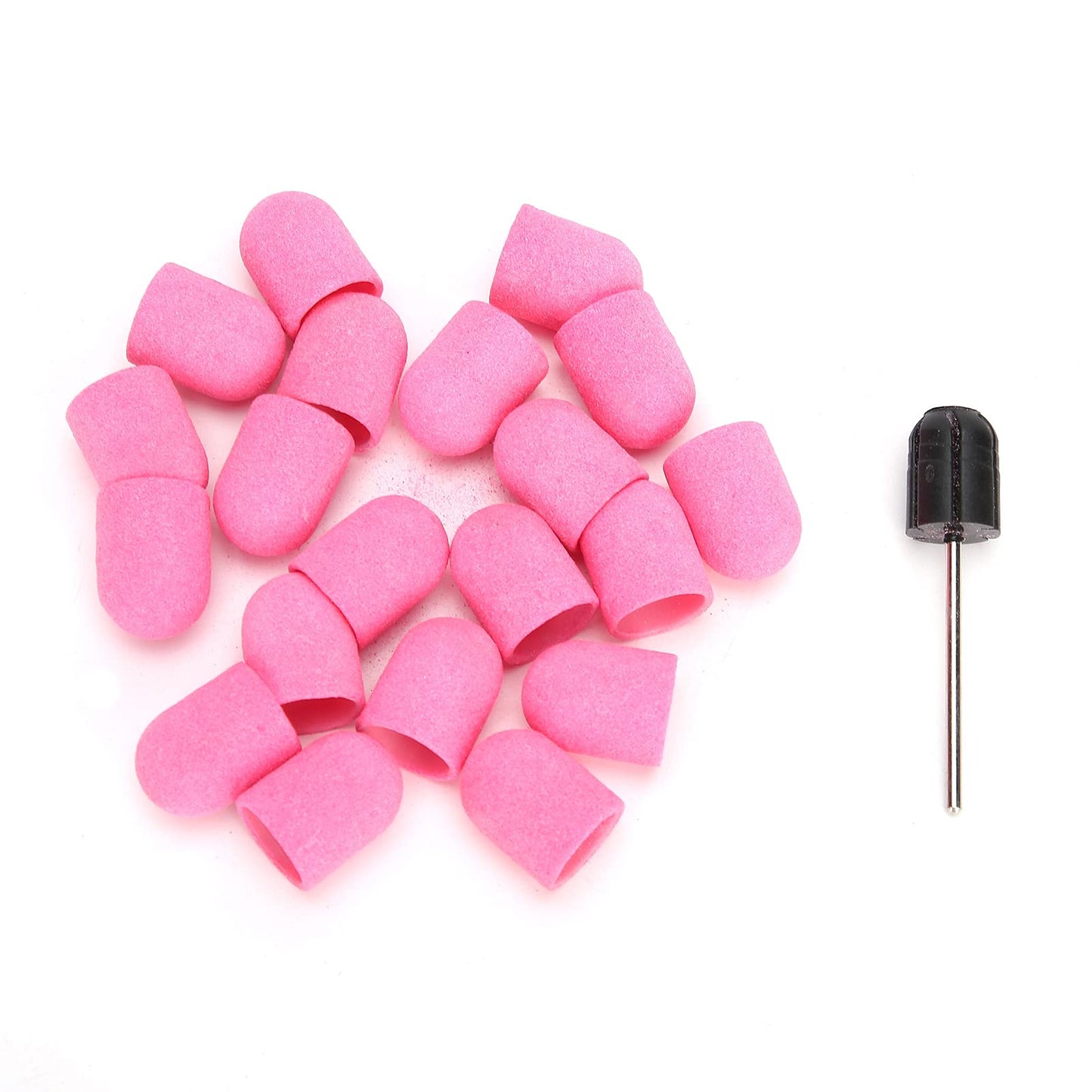 Nail Drill Bits Kit, Nail Art Sanding Nail Drill Bits Polishing Grinding Sanding Bands Set Nail Drill Head Accessory for Manicure Pedicure Nail Polishing Burr Home Salon Use 13 x